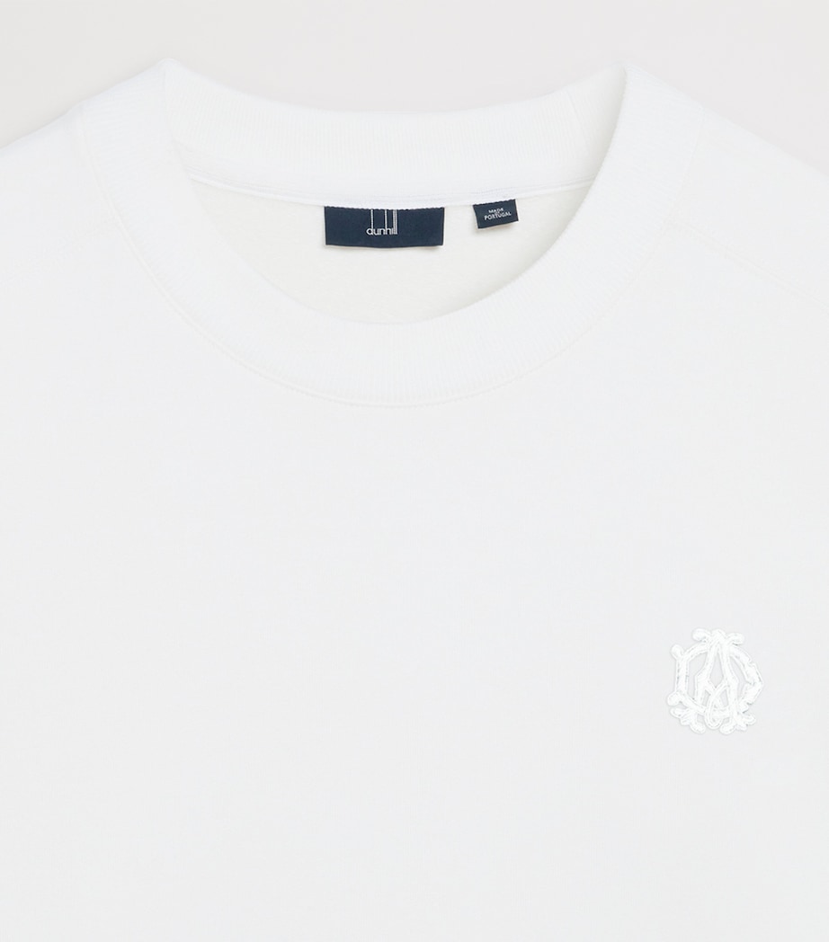 Cashmere-Cotton Logo Sweatshirt 127NATURAL WHITE Image 5