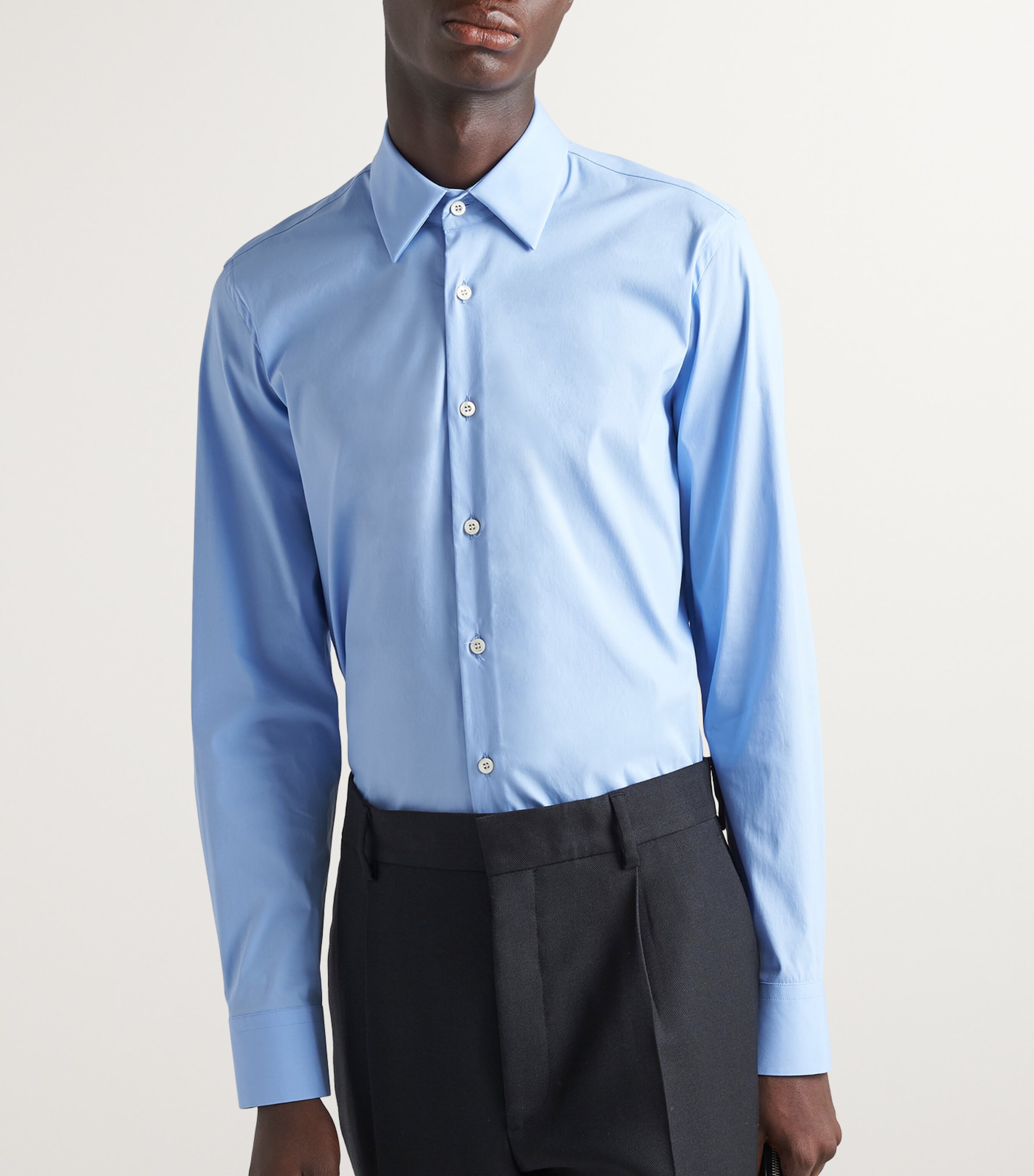 Stretch-Cotton Shirt F0012 Image 3