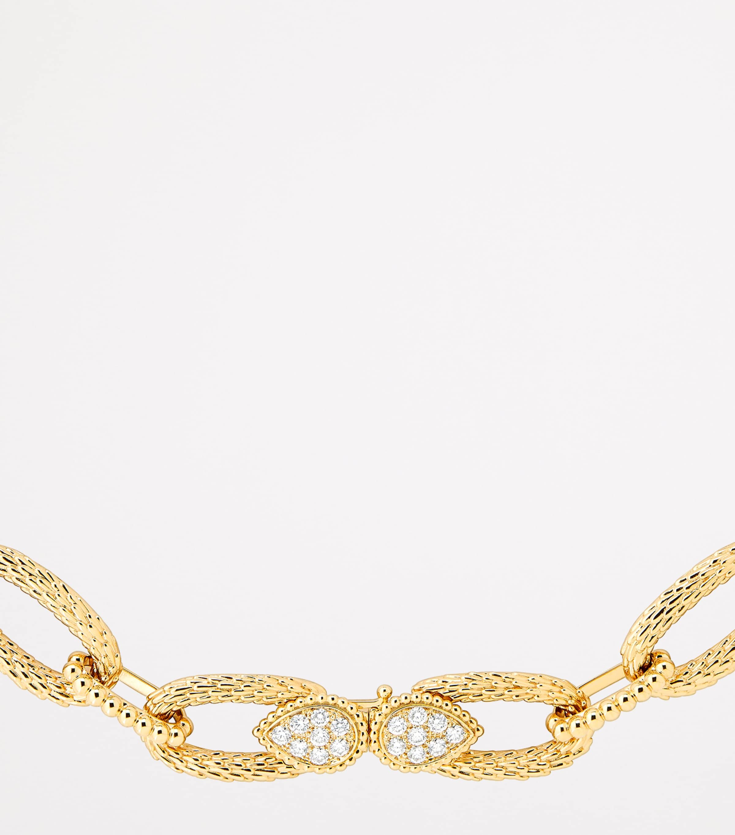 Yellow Gold and Diamond Serpent Bohème Vintage Necklace YELLOW GOLD Image 2