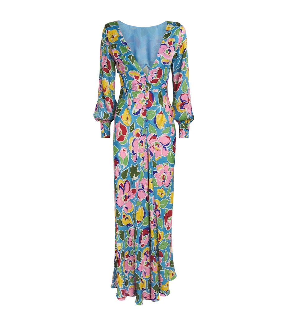 Floral Marni Midi Dress JEANNIE BLOOM SKY Image 1