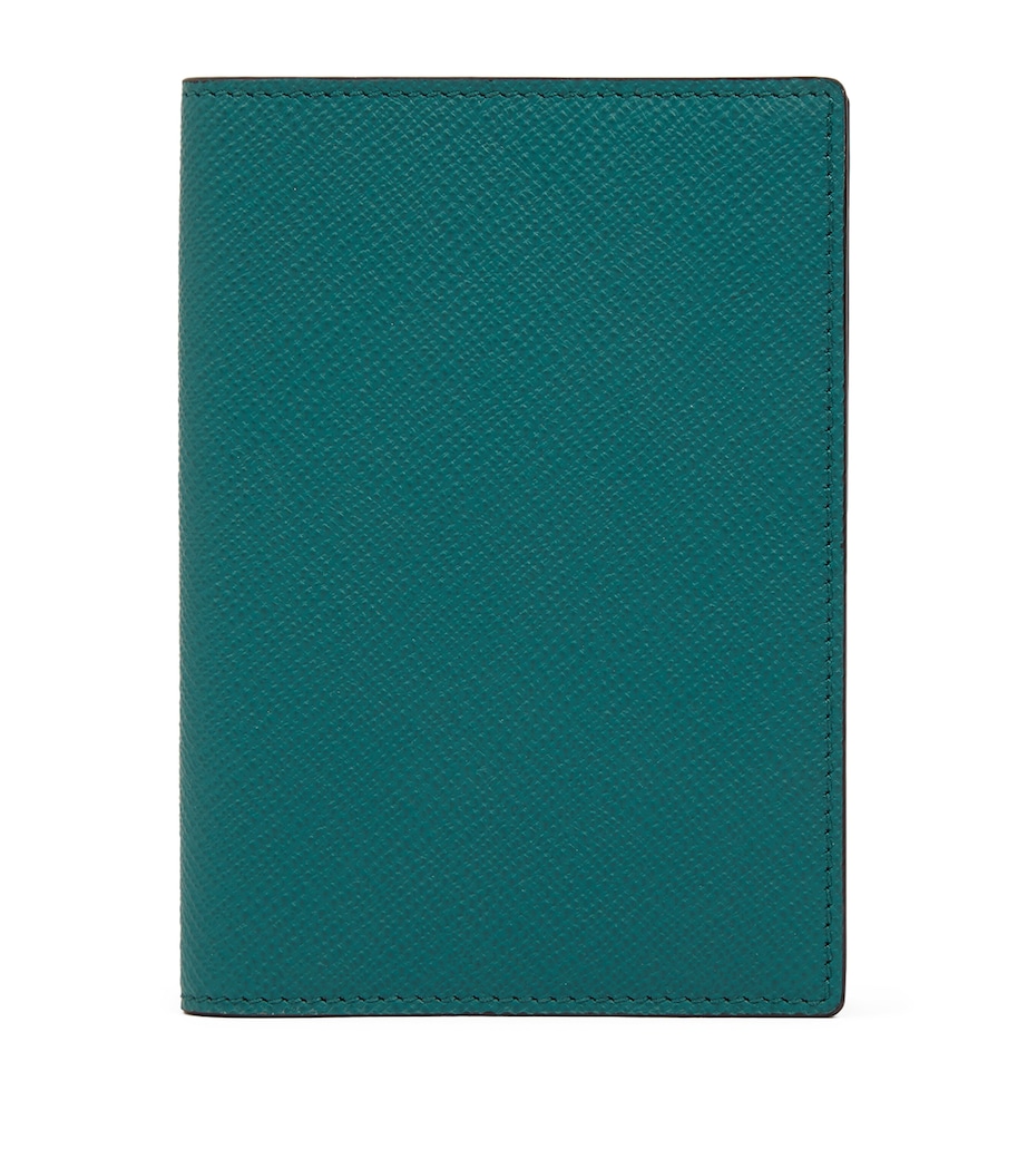 Panama Leather Passport Cover PETROL Image 1