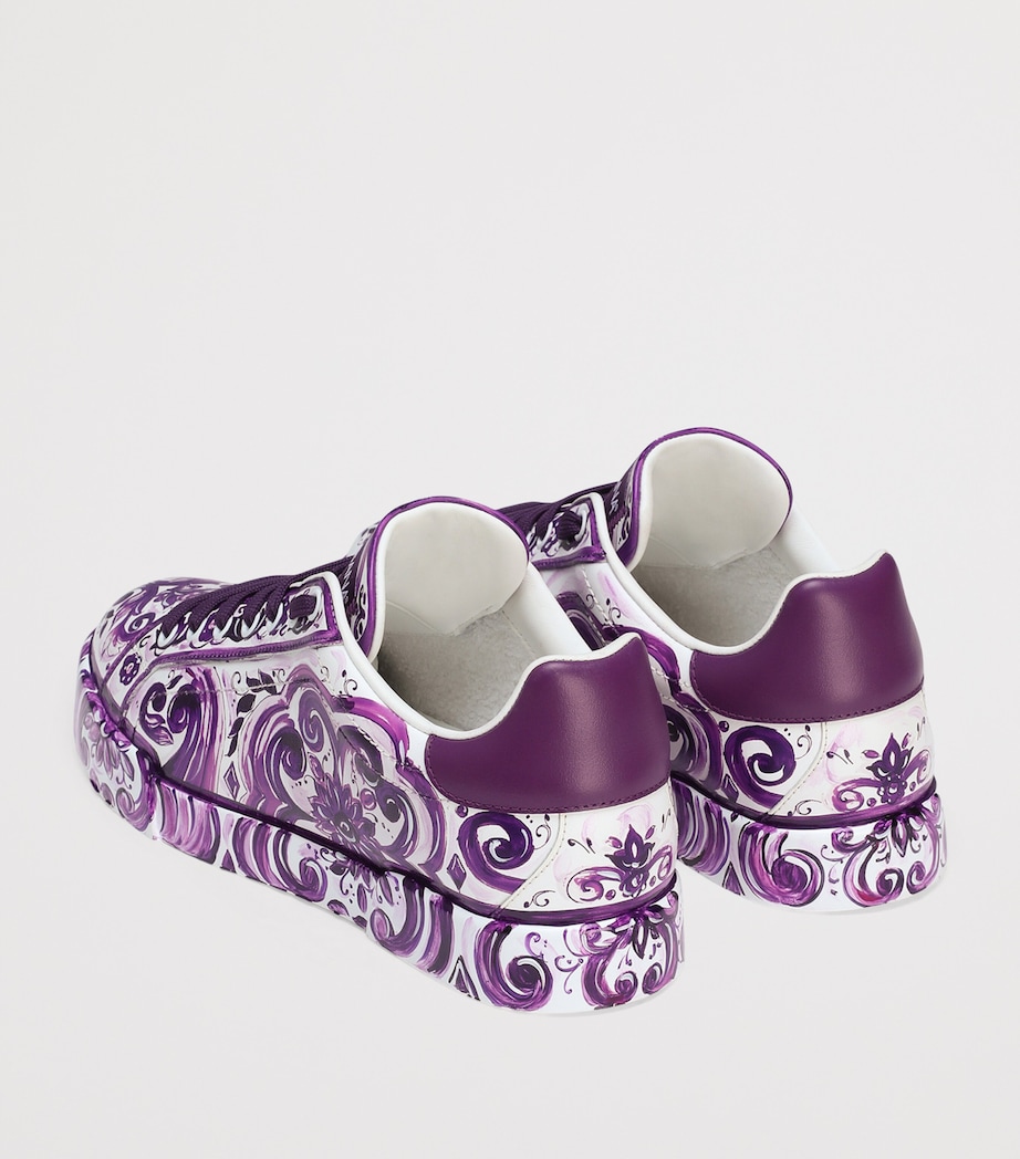 Leather Majolica Portofino Sneakers I03TN-MAIOLICA Image 3