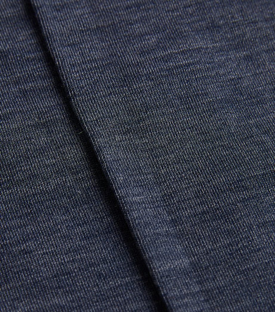 Climawool Knee-High Socks 6127 NAVY MEL Image 2