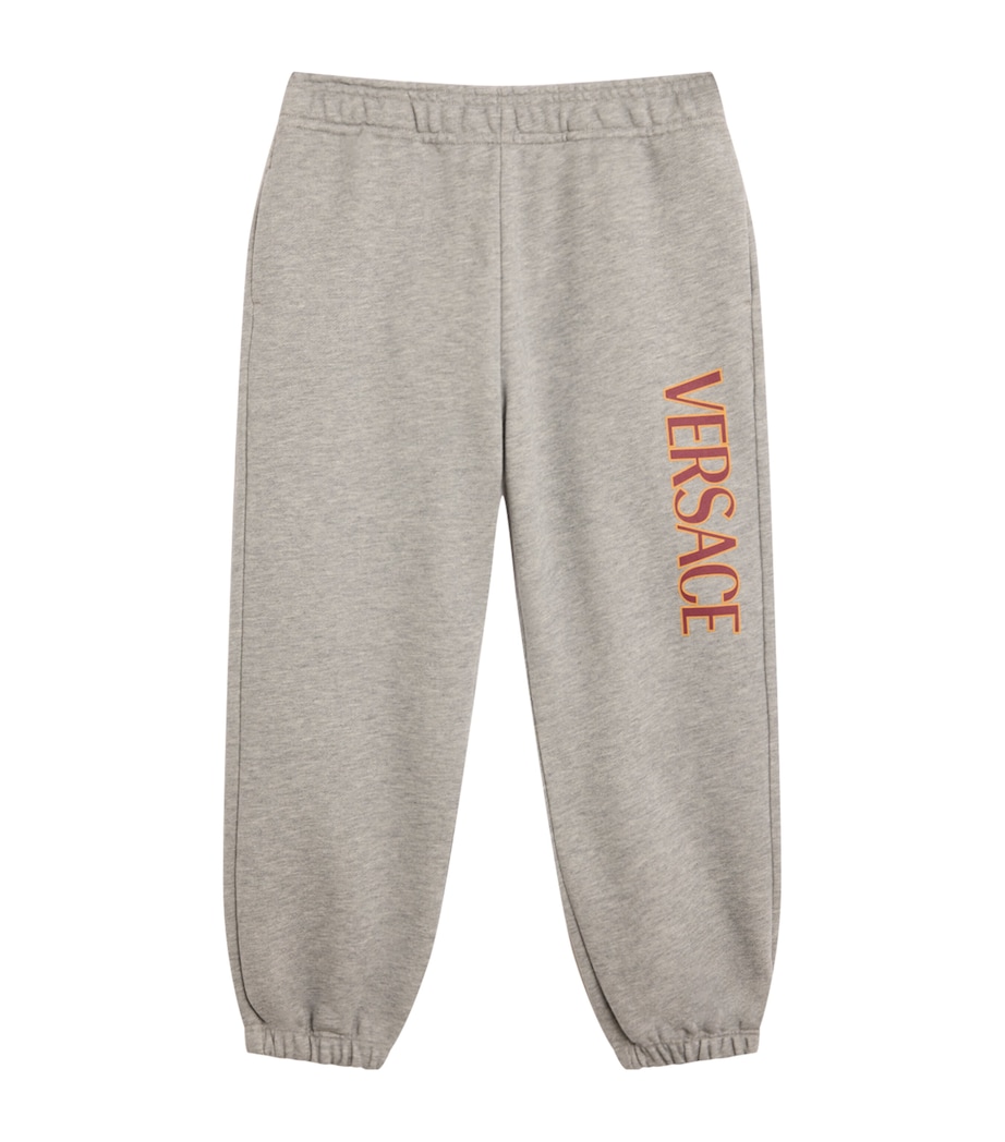Cotton Logo Sweatpants (6-14 Years) 6E780-GREY+RED+HONEY Image 1