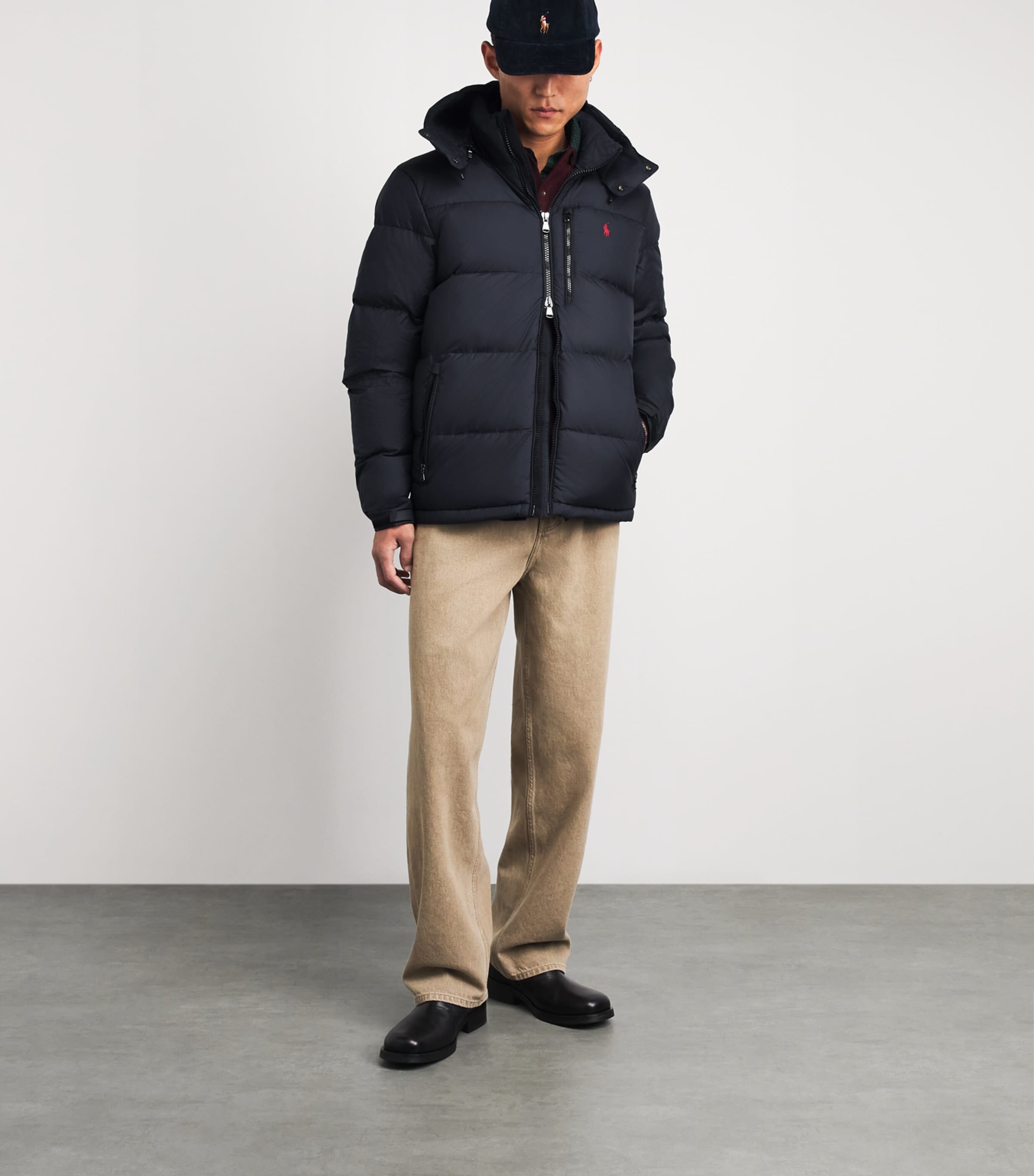 Polo Ralph Lauren Mens Gorham Down Jacket Polo Black Image 2
