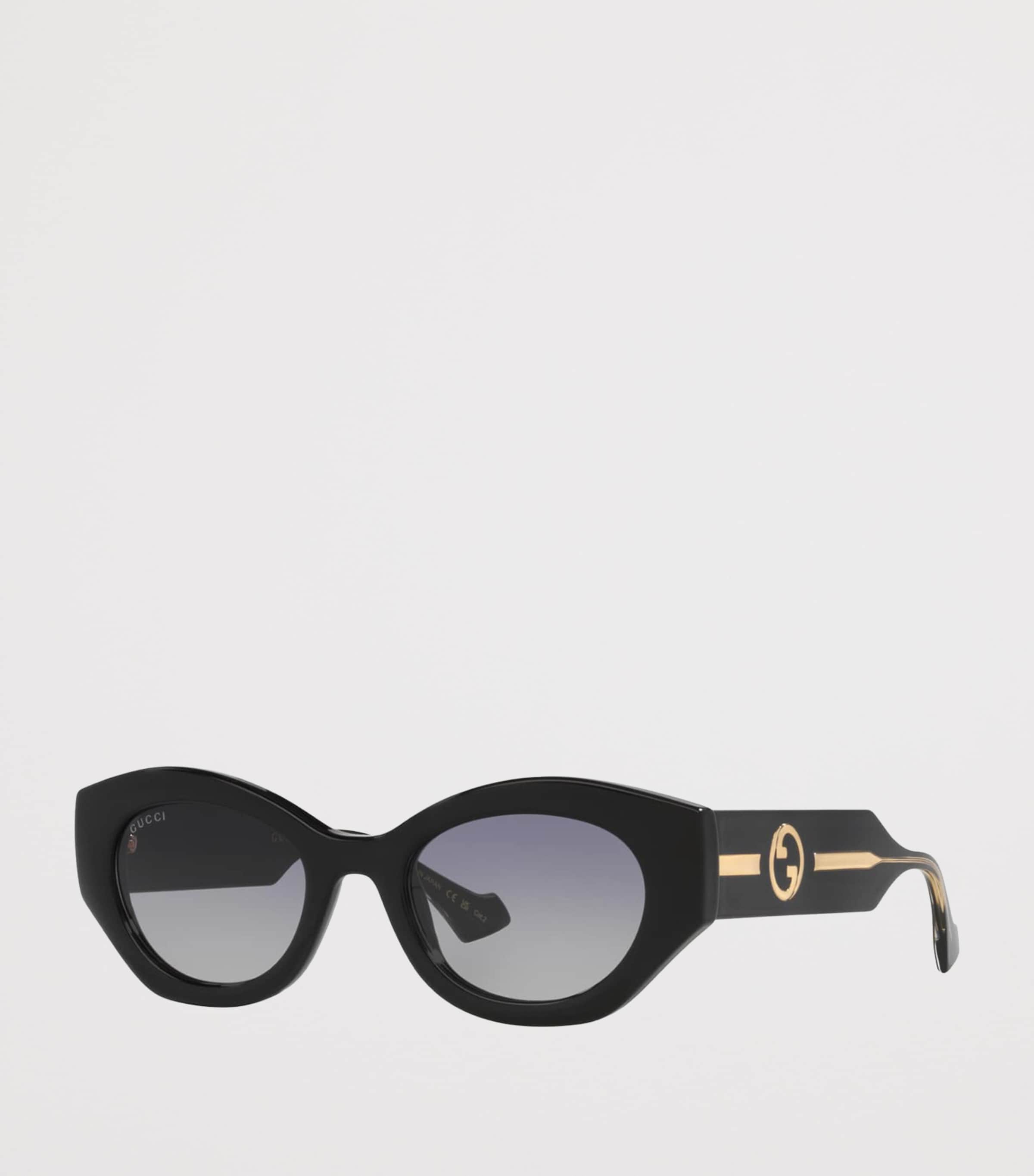 Gucci Injected Oval Sunglasses Image 2