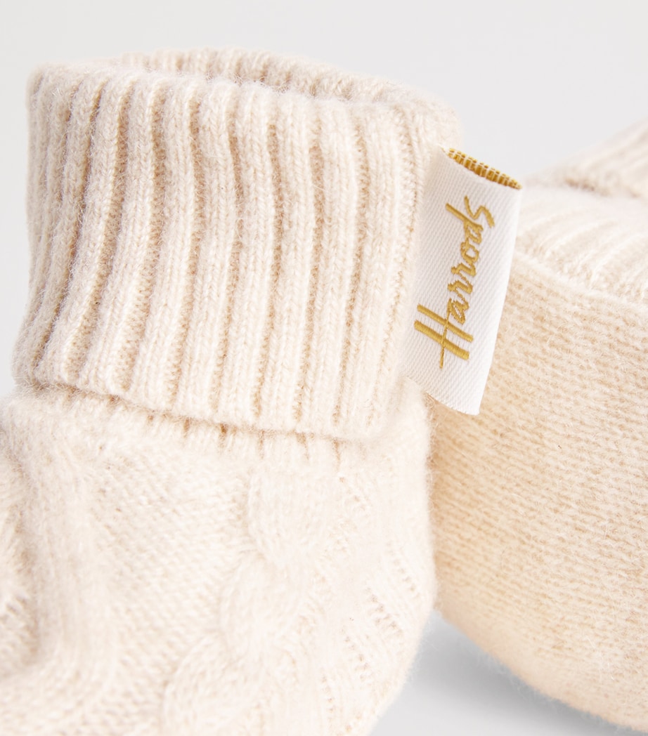 Cashmere Booties (0-18 Months) OATMEAL Image 3
