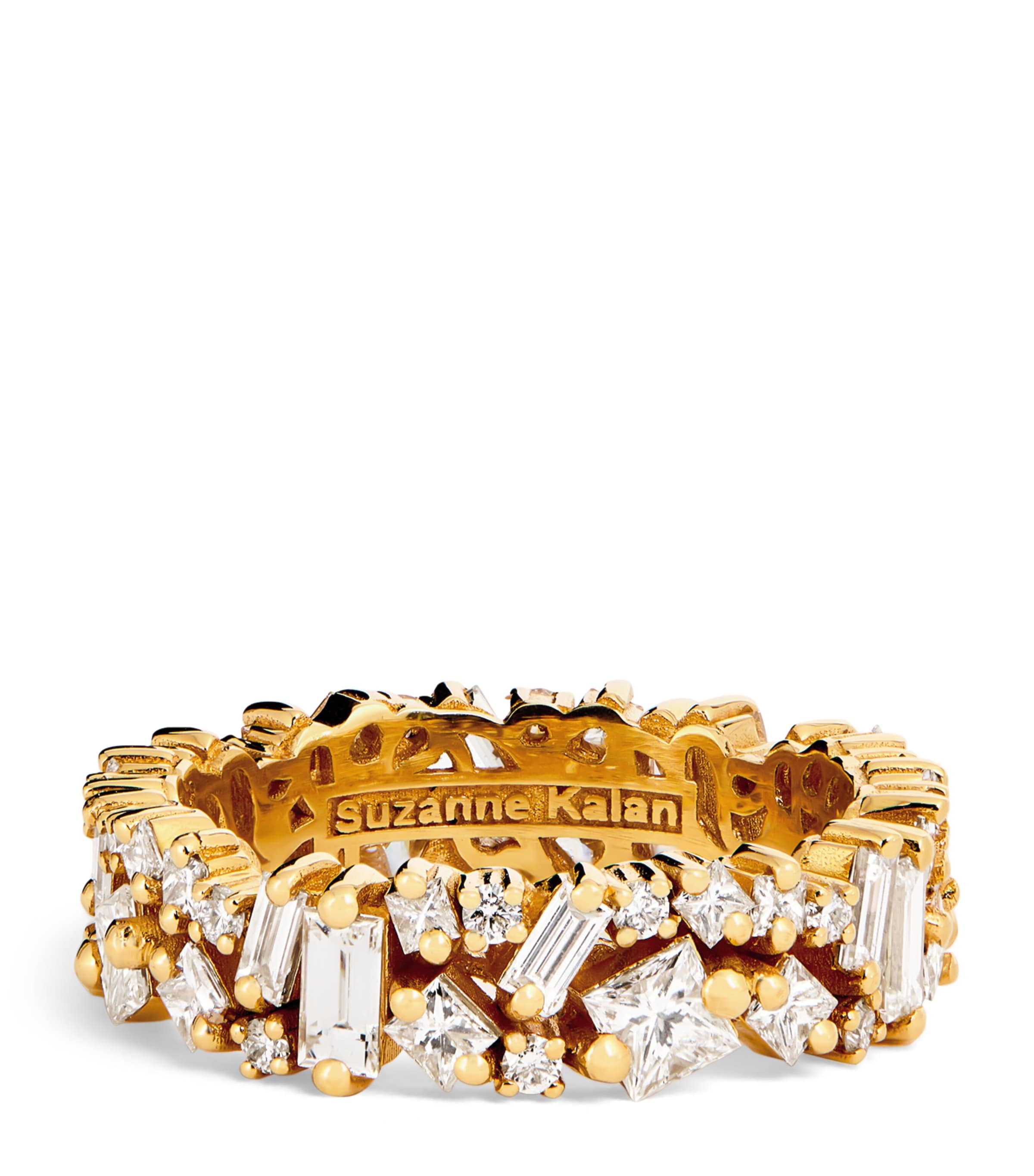 Rose Gold and Diamond La Fantaisie Eternity Ring (Size 8) 18K YG/WD Image 1