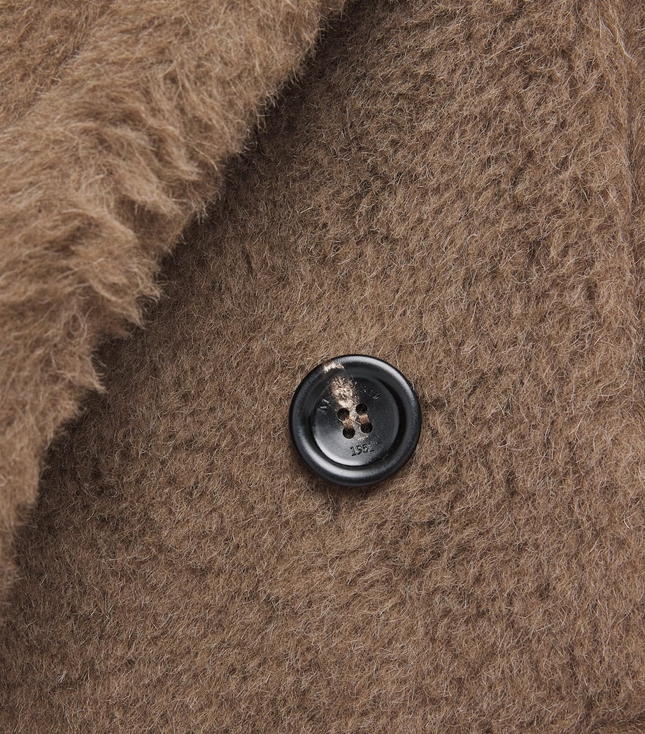 Alpaca-Wool-Silk Sleeveless Coat BROWN Image 5