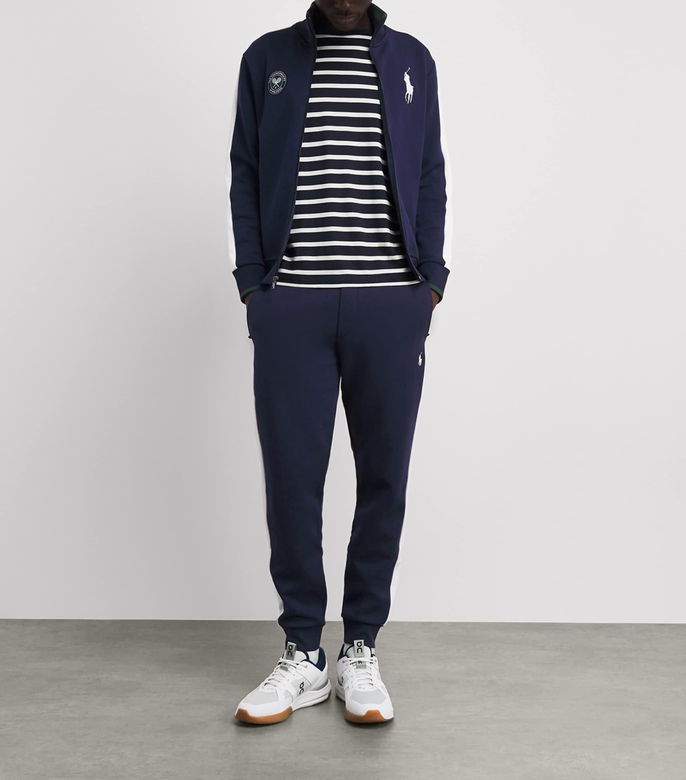 RLX Ralph Lauren Navy x Wimbledon Zip-Up Jacket | Harrods US