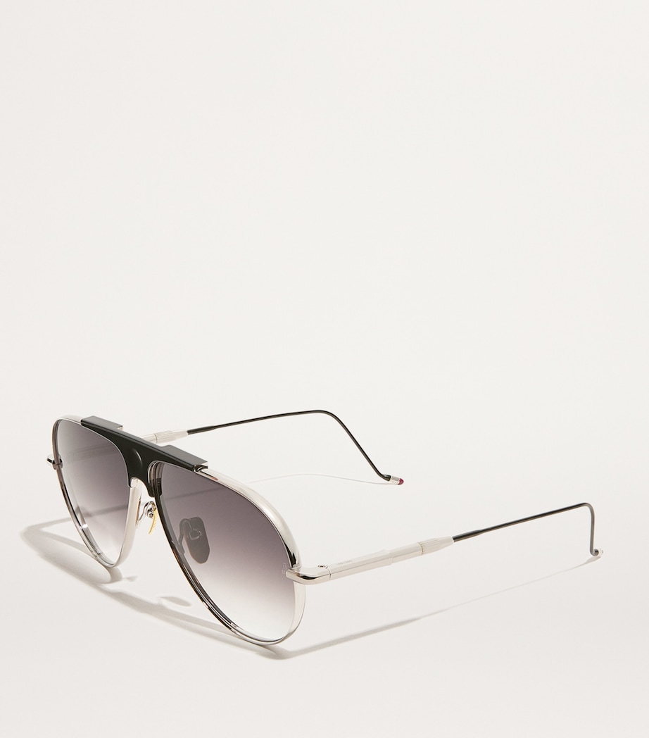 Daido Aviator Sunglasses SILVER Image 2