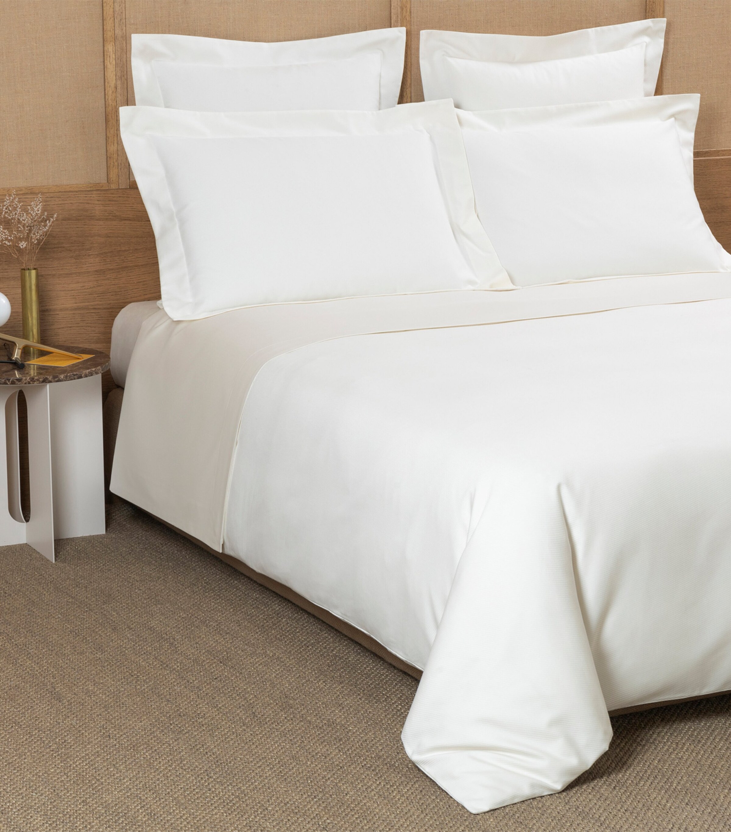 Leisure Twill Square Pillowcase (65cm x 65cm) 2136 - MILK Image 3