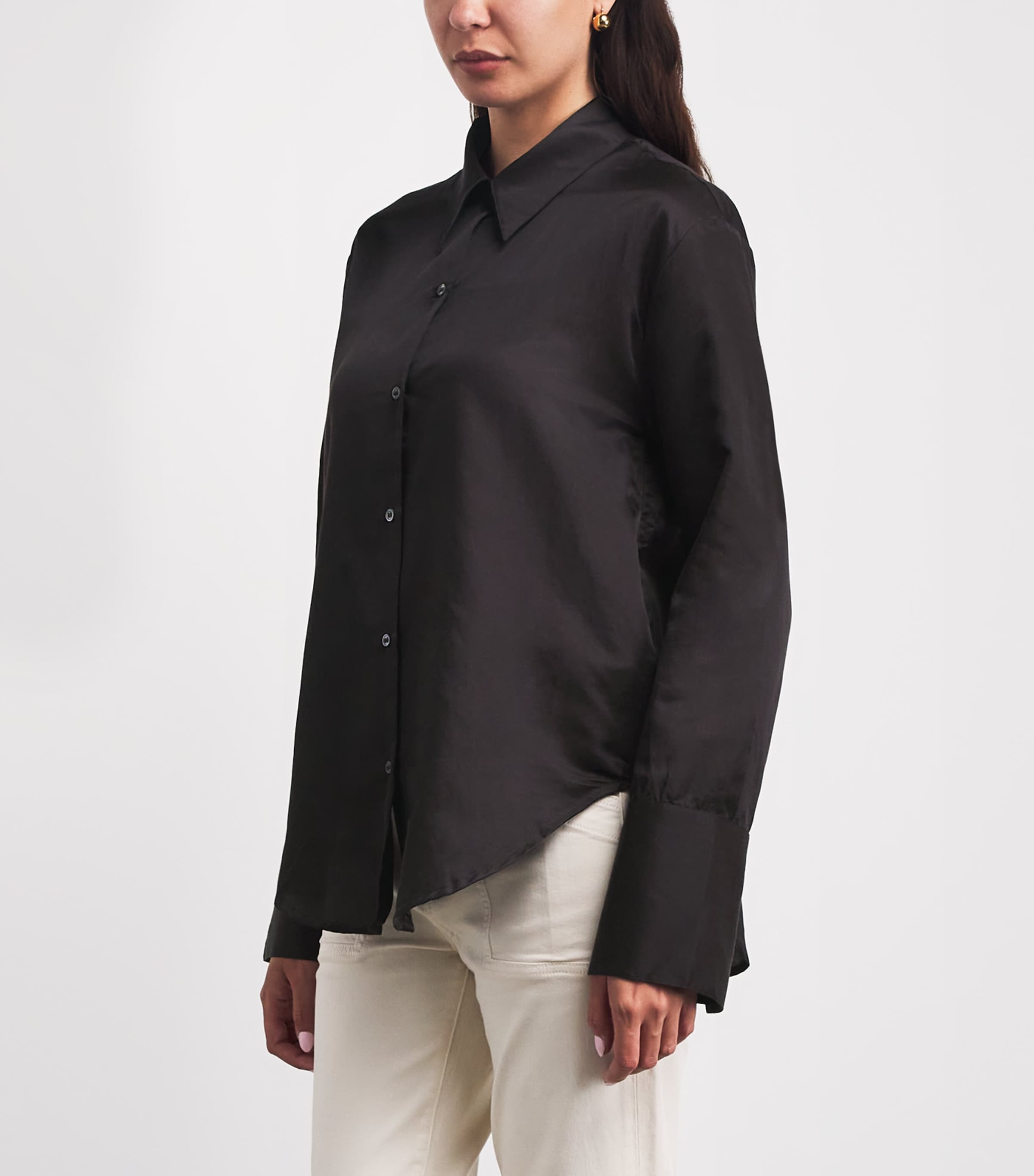 Citizens of Humanity Womens Cotton-Silk Camilla Shirt Cho Image 4