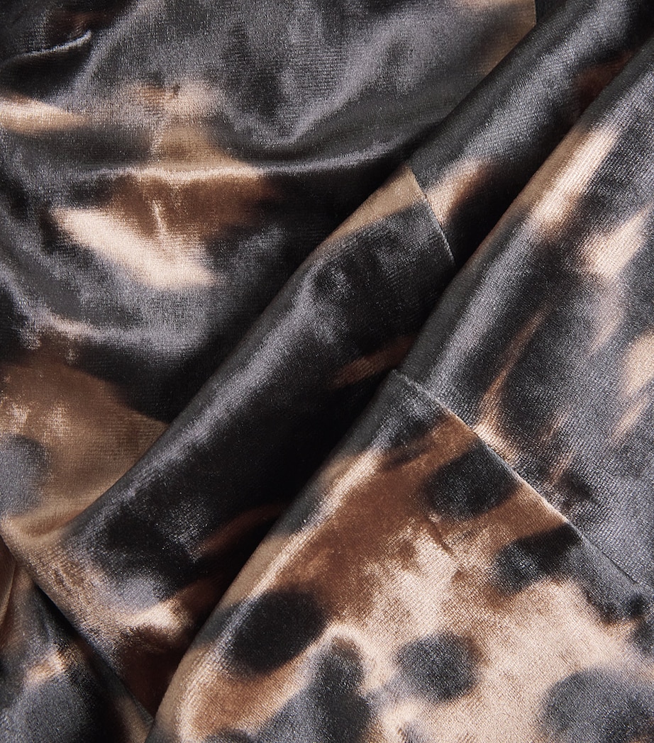 Stretch-Velvet Jynx Midi Dress MIDNIGHT MOCHA BROWN Image 5