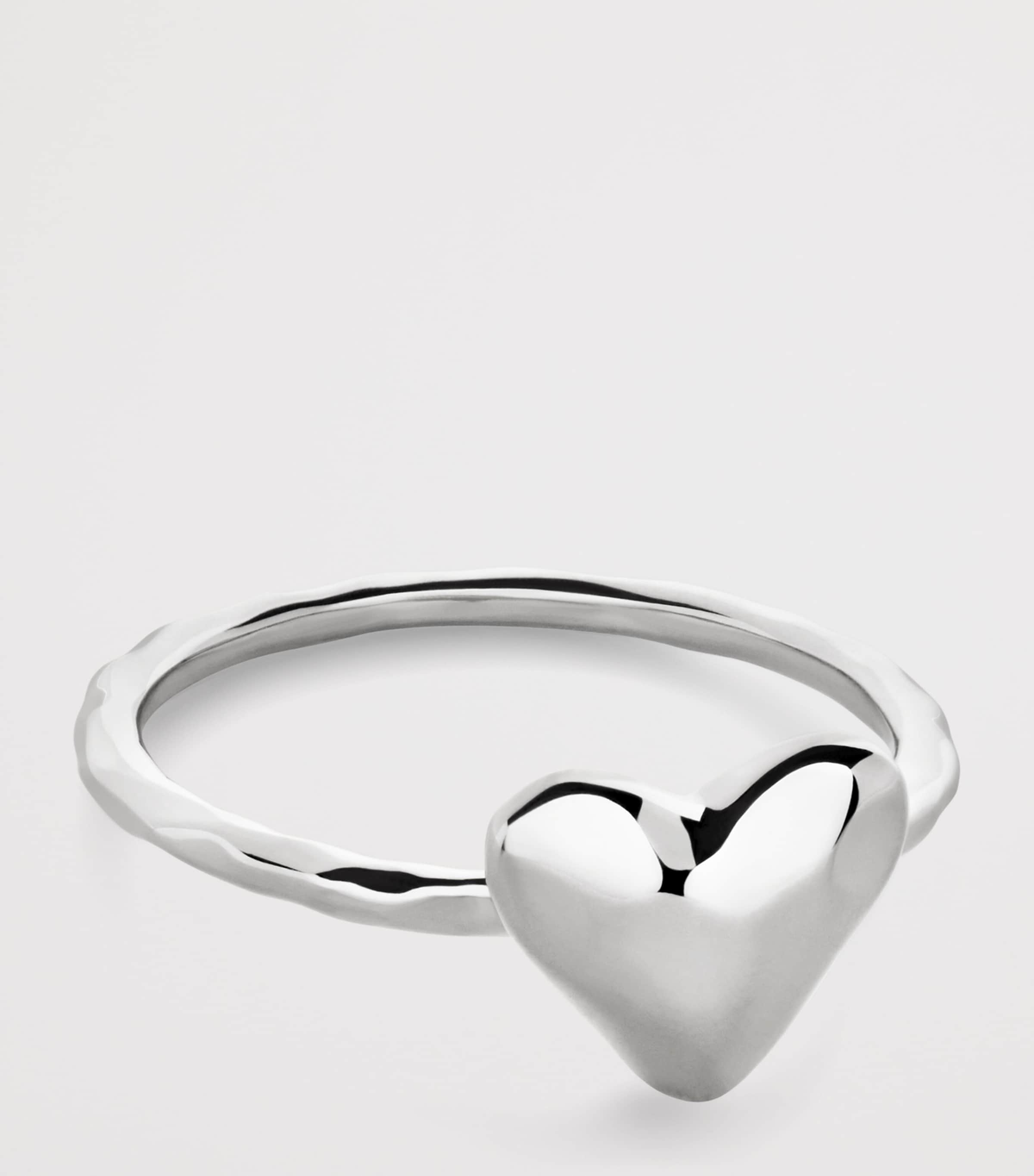 Sterling Silver Heart Ring STERLING SILVER Image 2