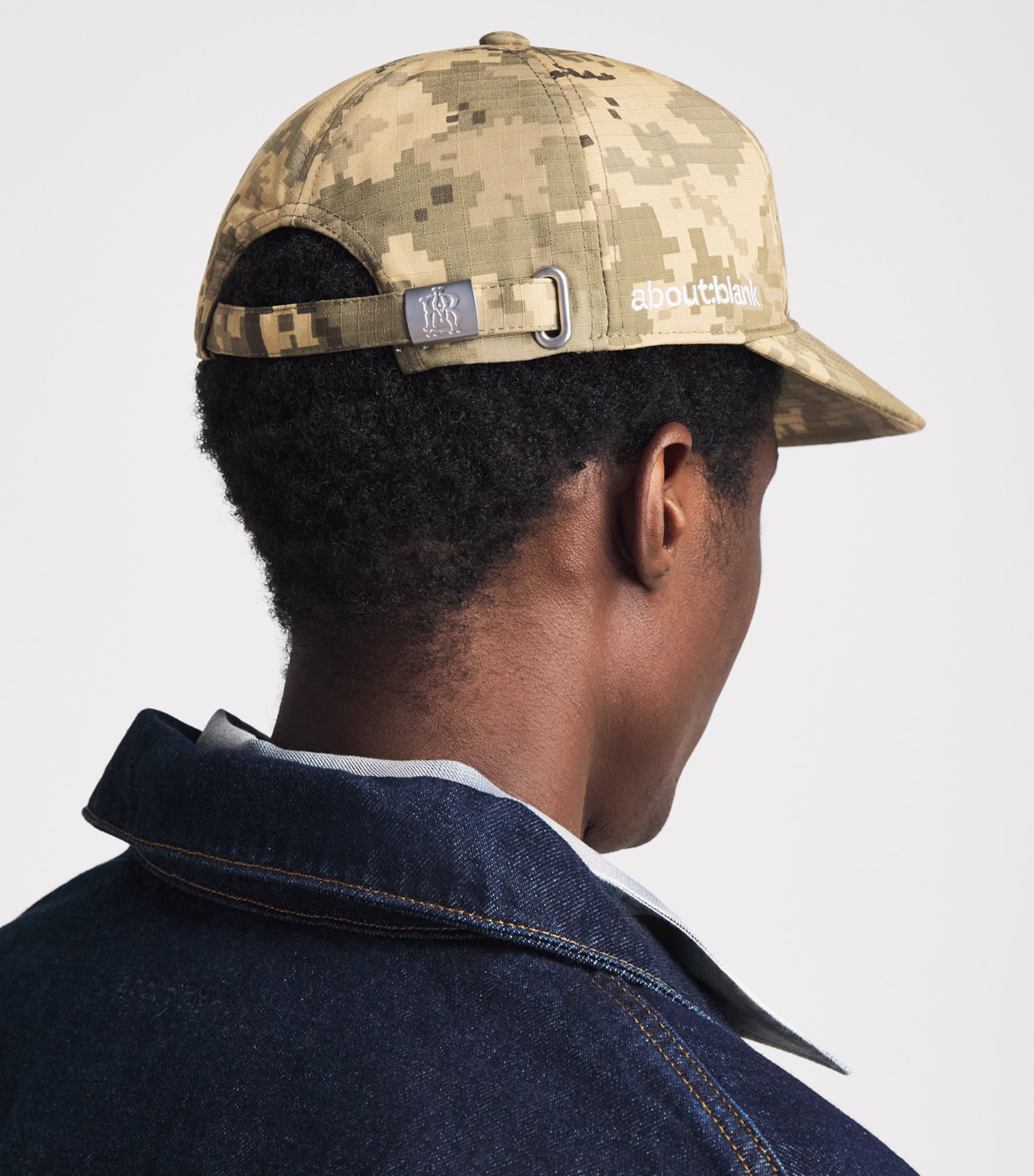 about:blank Pixelated Camouflage Monogram Cap Camo Image 4