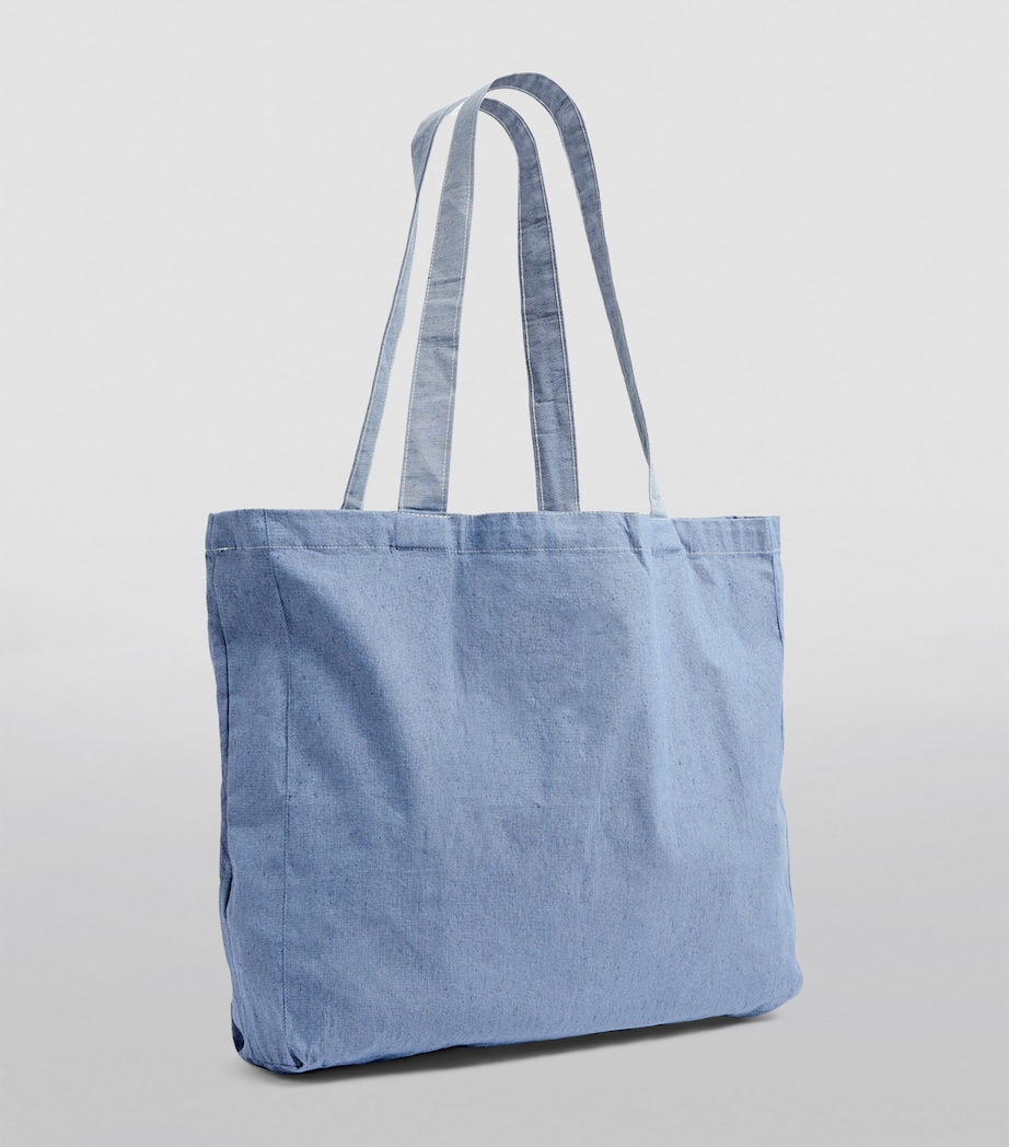 Logo Tote Bag BLUE Image 3