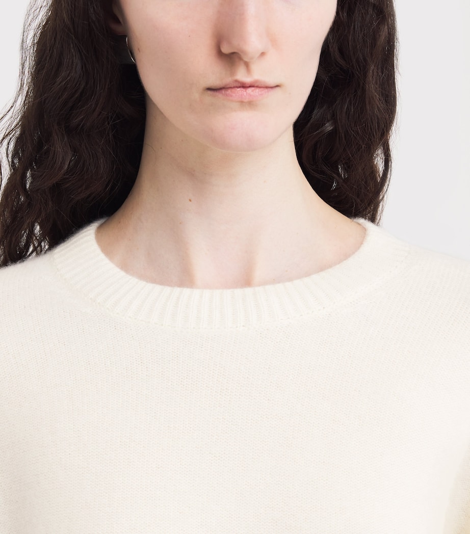 Cashmere Crew-Neck Sweater 101OWH Image 6