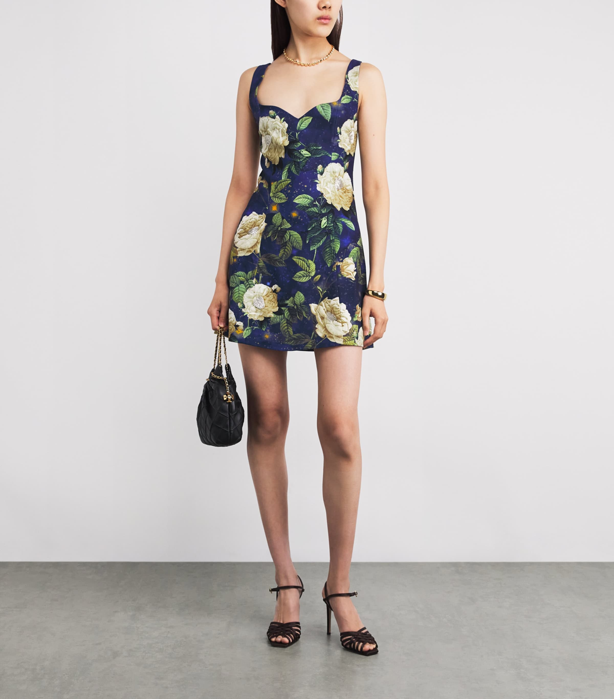 Floral Crystal-Embellished Eve Mini Dress E439 TWILIGHT EDEN Image 2