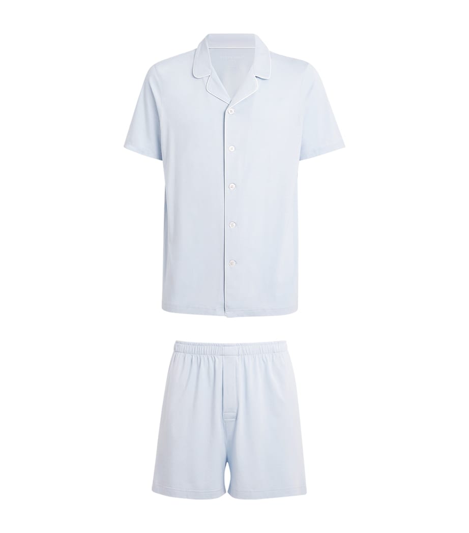 Modal Short Basel Pyjama Set BLU Image 1