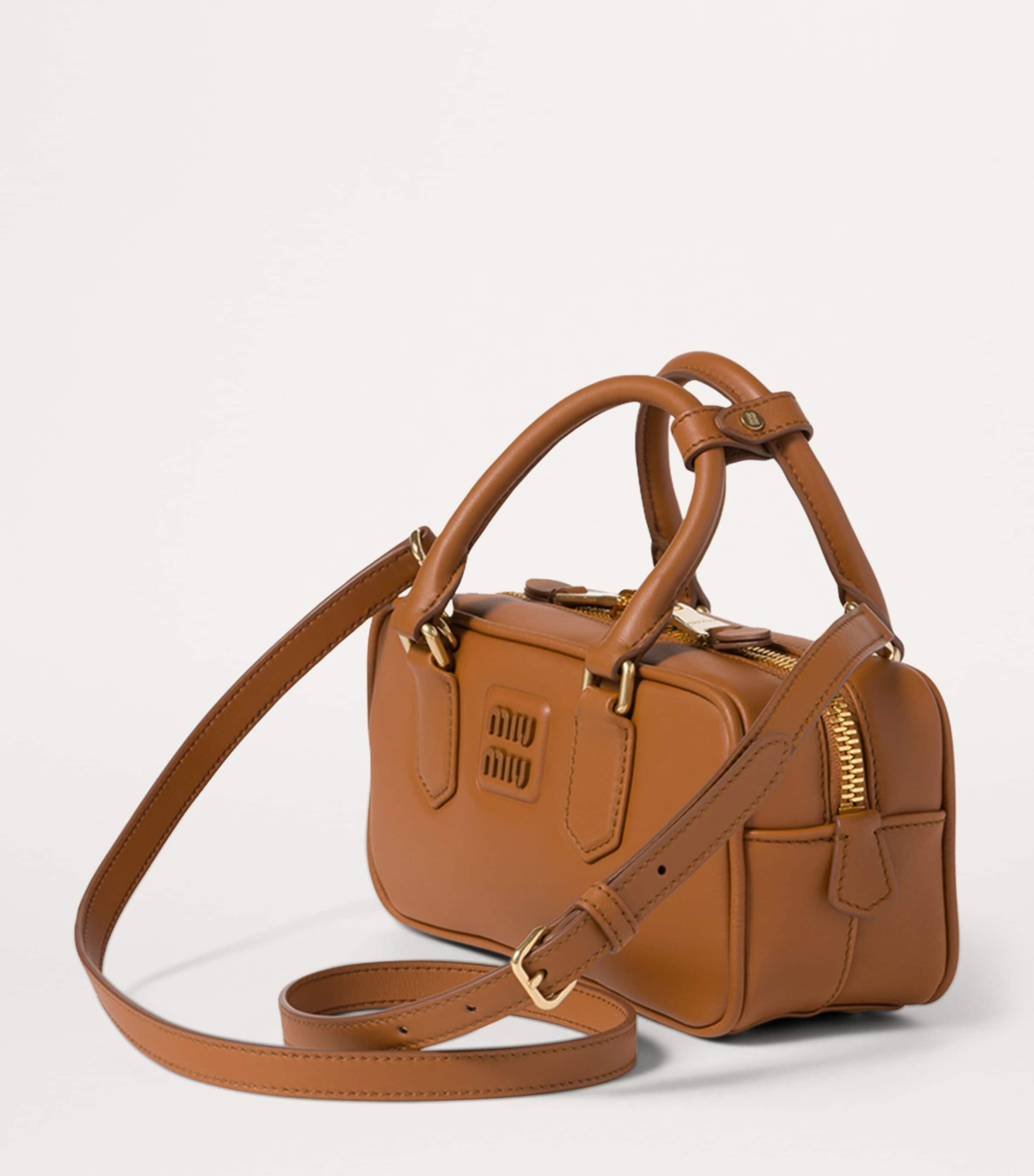 Leather Arcadie Top-Handle Bag F0046 Image 2