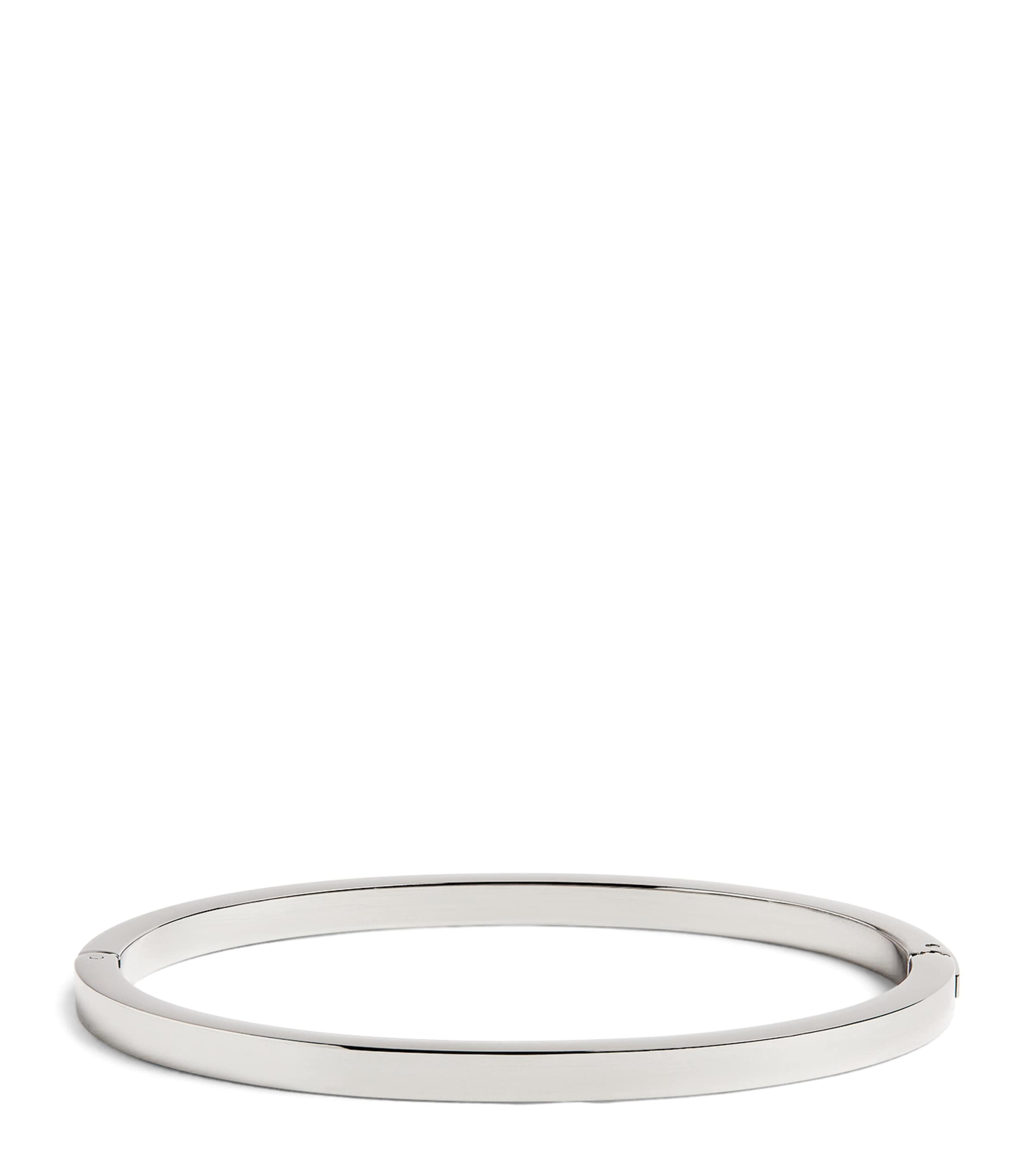 Nialaya Jewelry Silver-Plated Simplicity Bangle | Fashion Jewellery | Bracelets | Men Accessories | Jewellery | Designers | Nialaya Jewelry