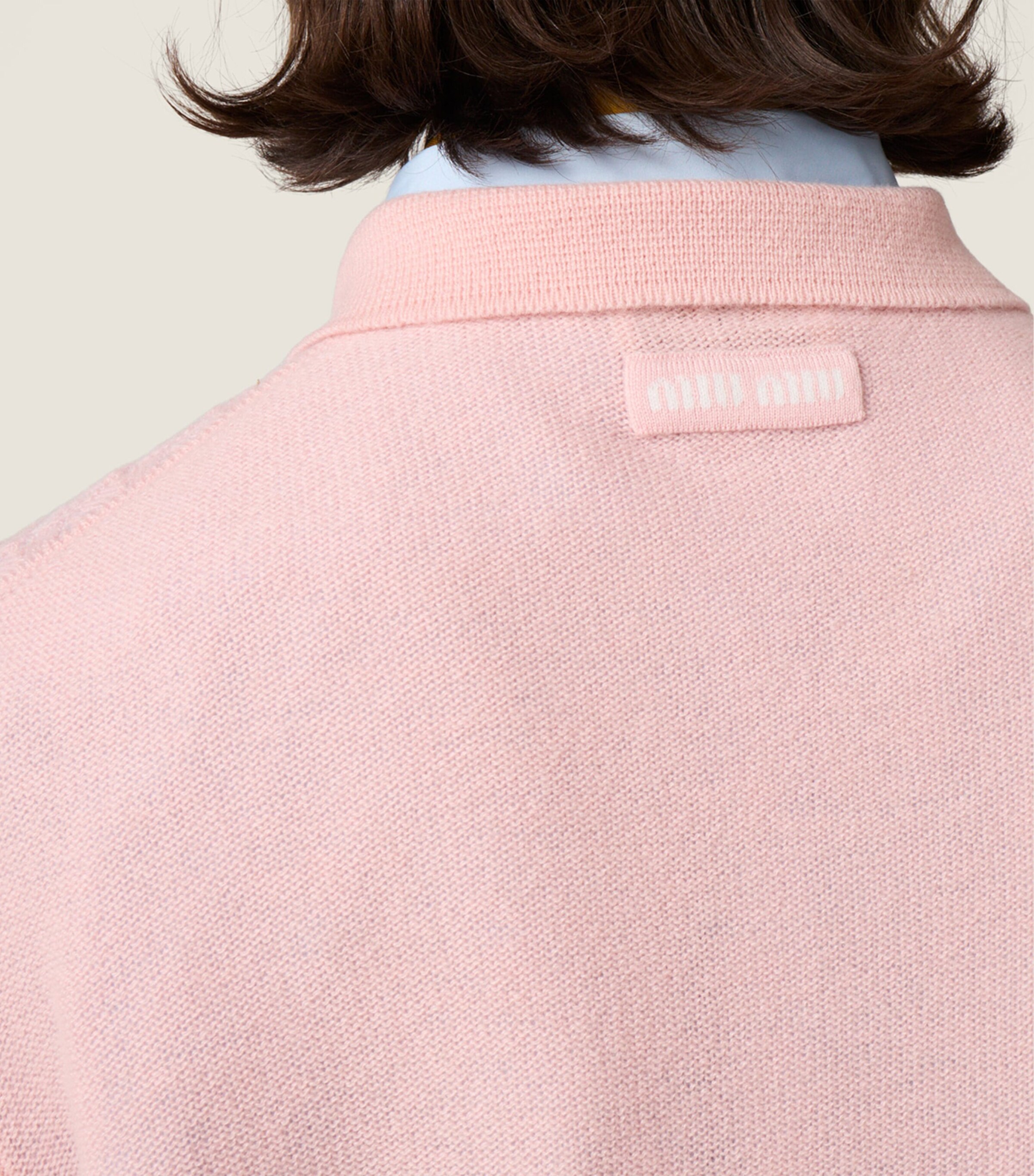 Miu Miu Womens Cashmere Openwork Sweater Image 6