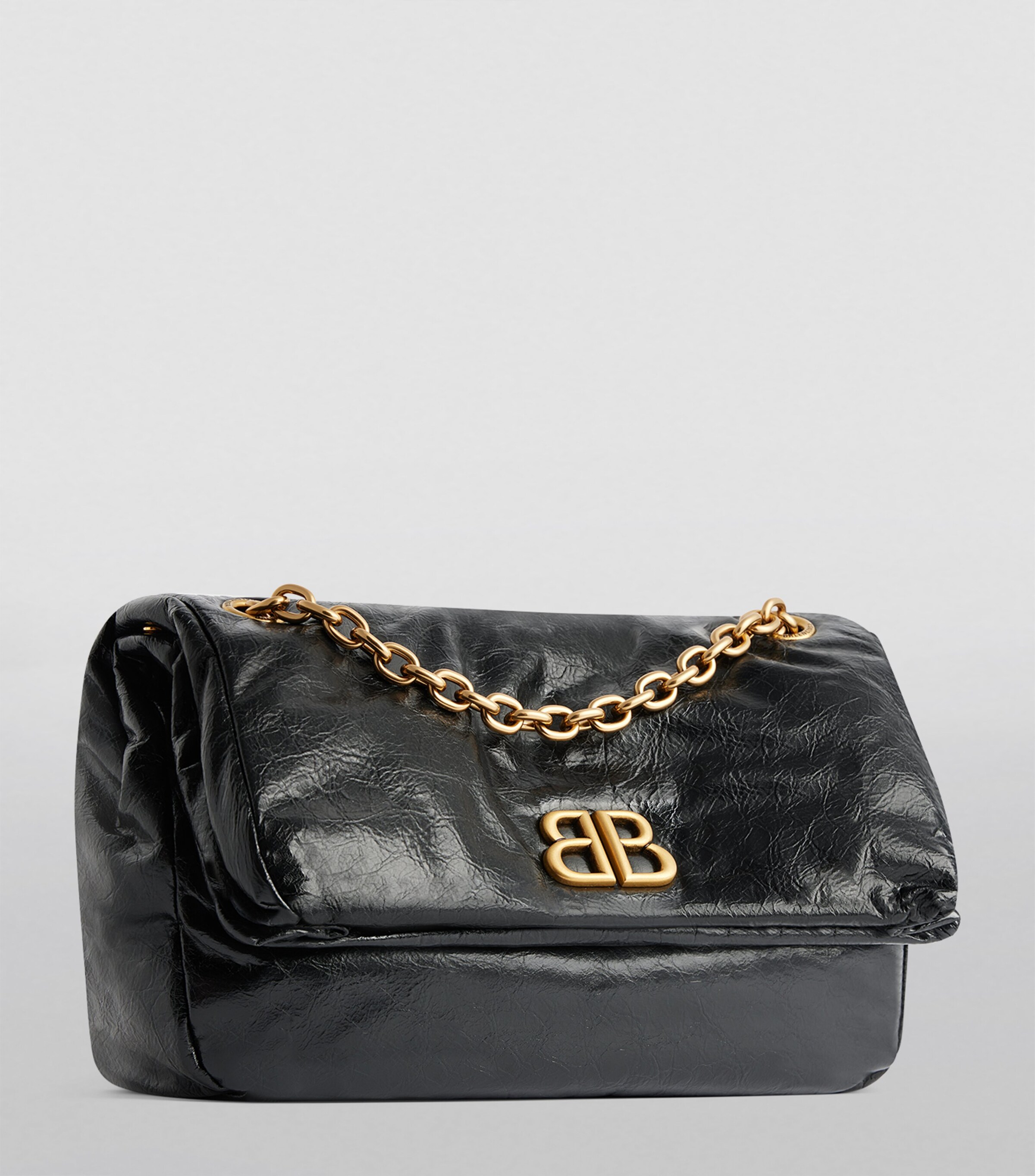 Balenciaga Small Leather Monaco Shoulder Bag Image 2