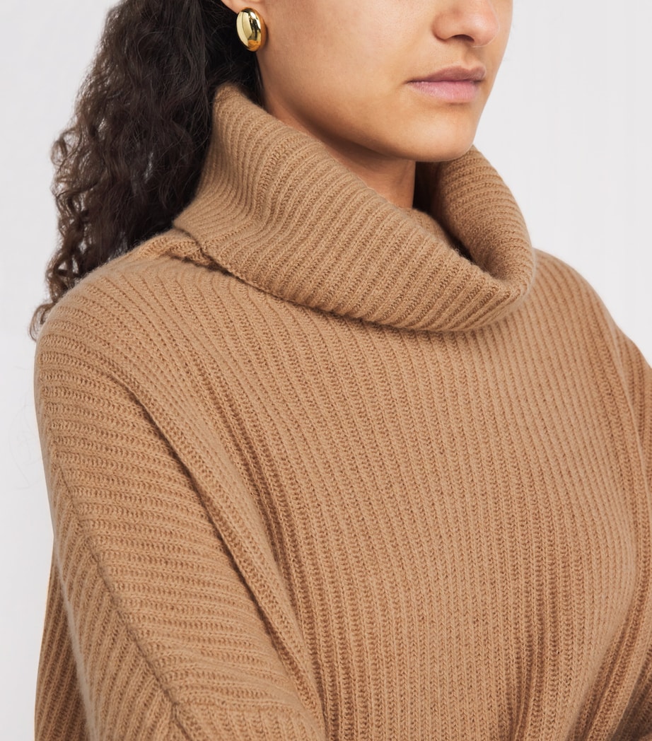 Cashmere Rollneck Sweater CAMEL Image 6