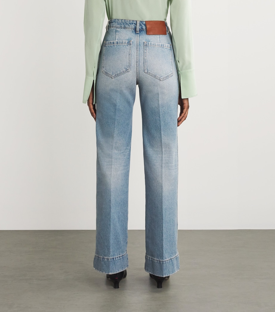Tapered Alina Straight Jeans PALE BLUE WASH Image 4