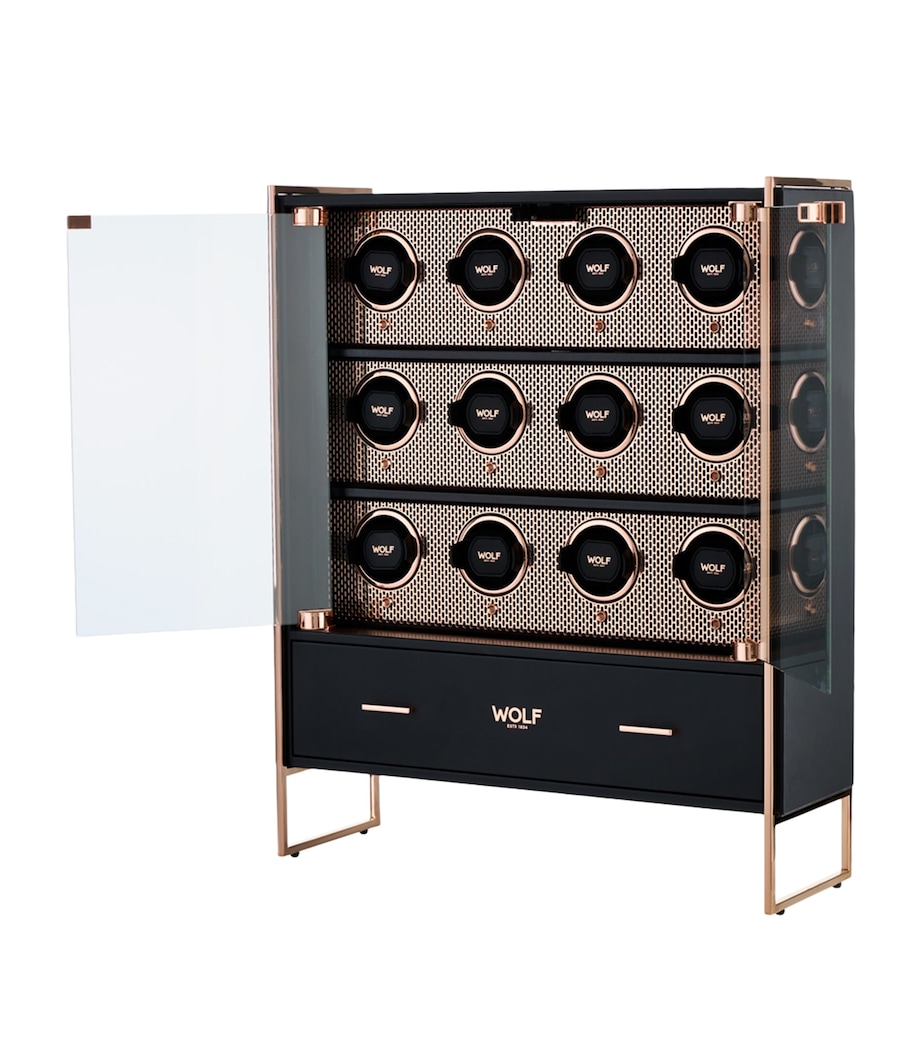 Axis 12-Piece Watch Winder Cabinet COPPER Image 3
