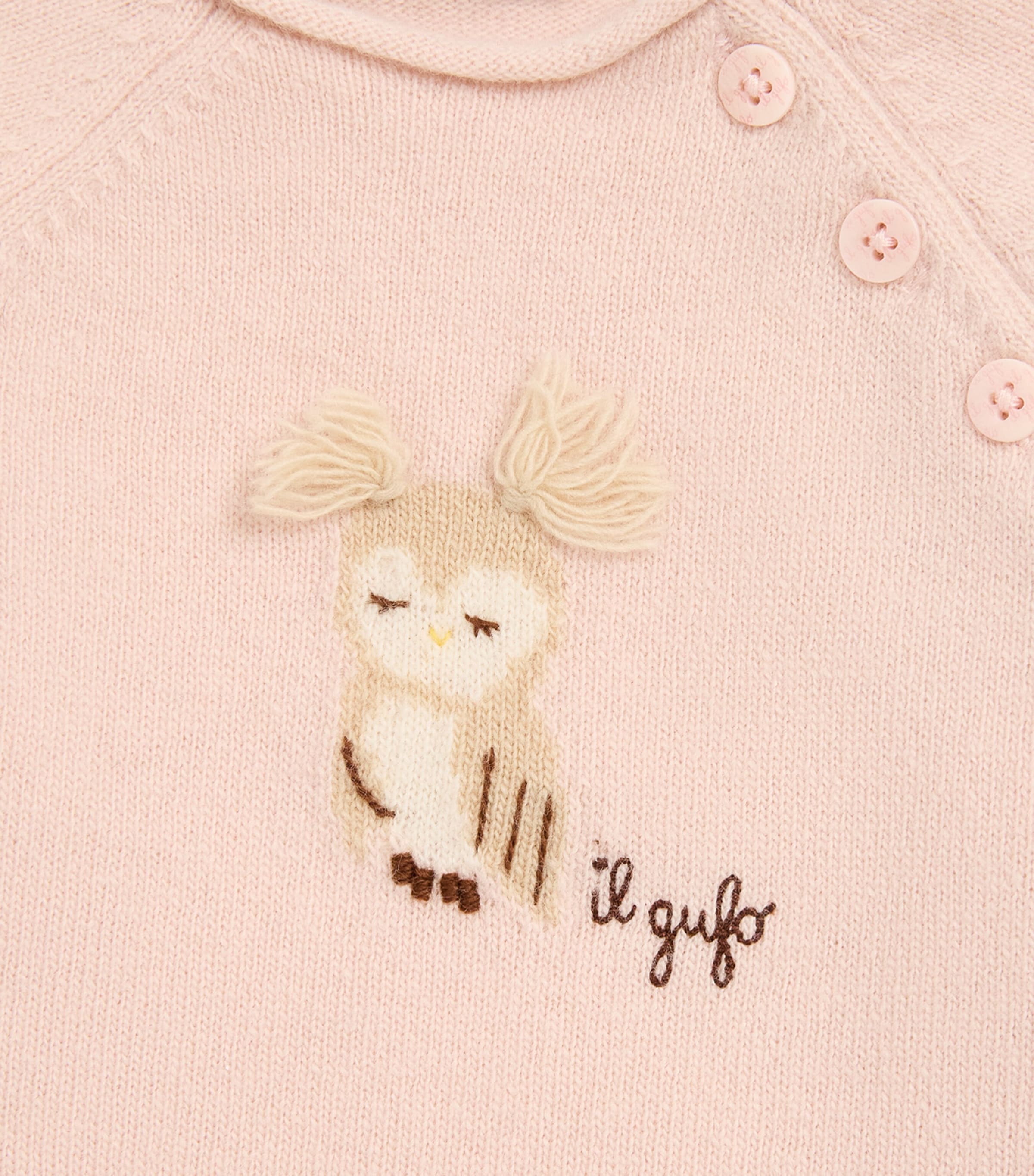 Cotton Owl All-In-One (3-12 Months) 304SMOOTHIE PINK Image 3