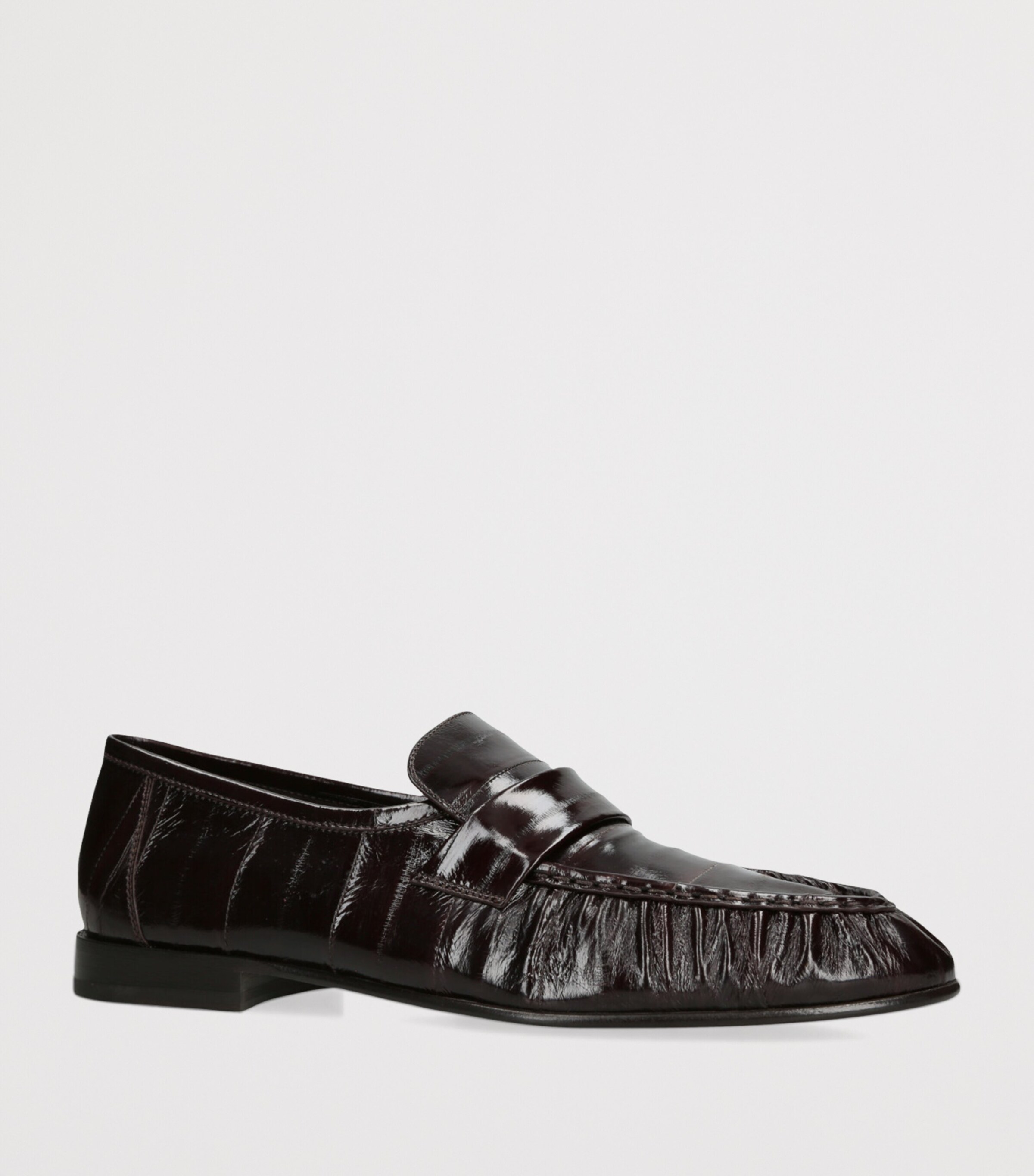 The Row Soft Eel Loafers Brown Image 3