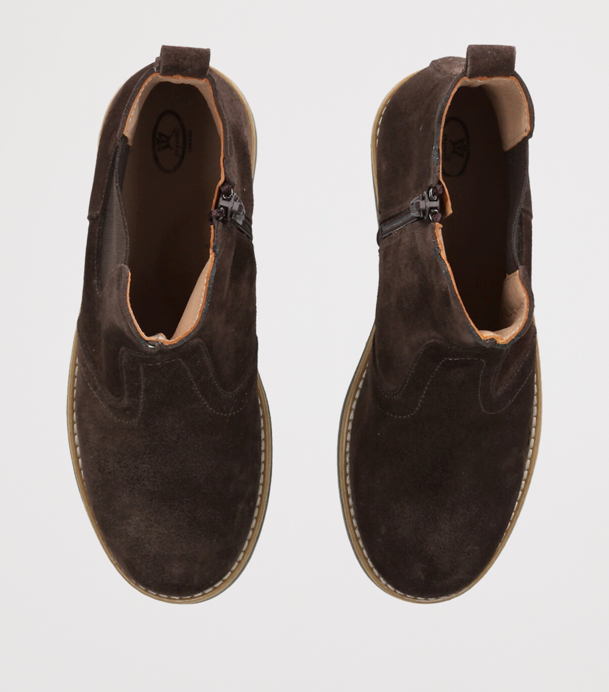 Suede Elo Chelsea Boots BROWN Image 4