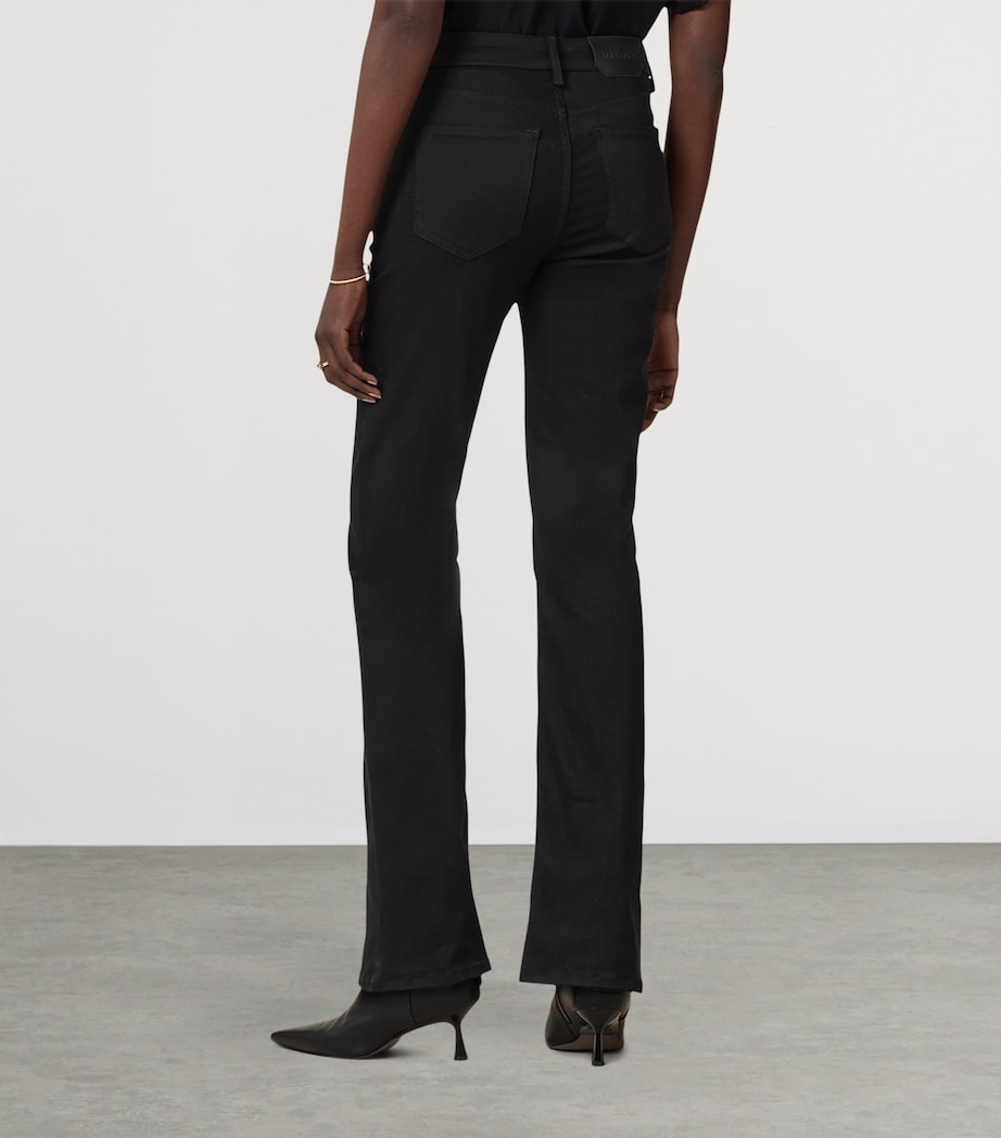 Haldan Slim Bootcut Jeans PERFECT BLACK Image 4