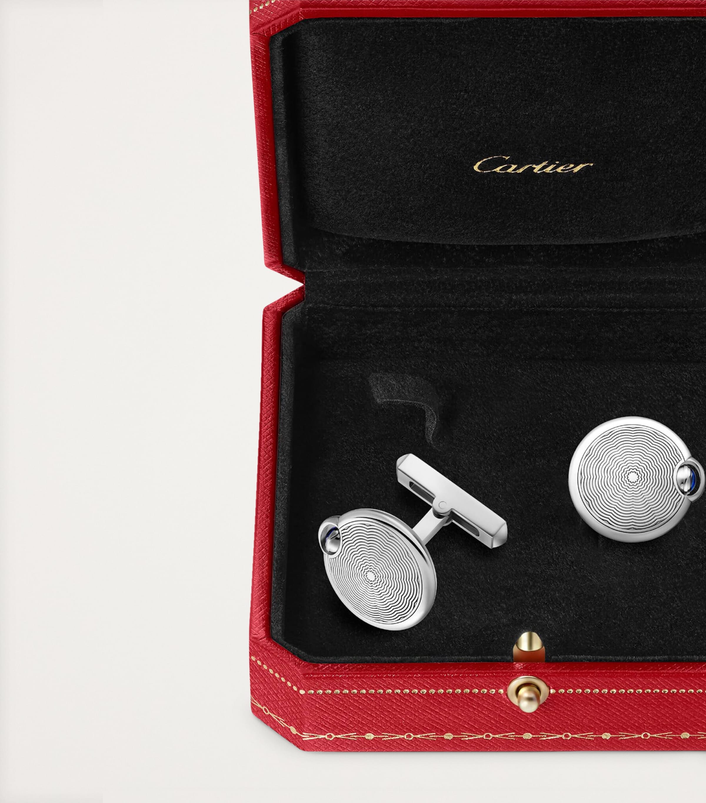 Cartier Ballon Bleu de Cartier Cufflinks Silver Image 3
