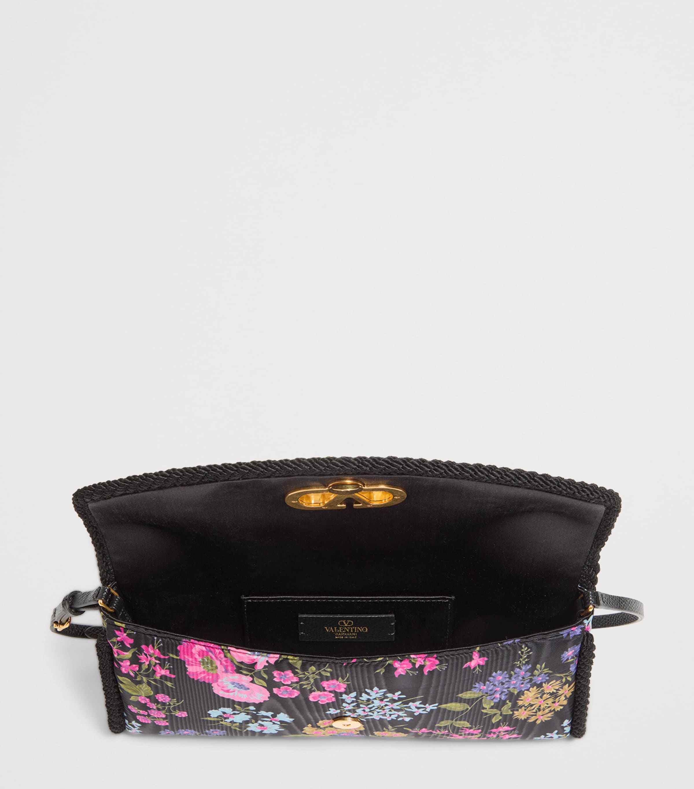 Small Moiré Papier Floral Shoulder Bag N96 Image 5