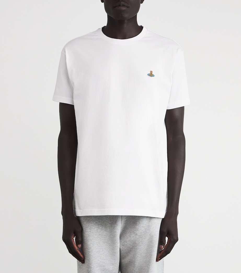 Organic Cotton Orb T-Shirt A401 WHITE Image 3