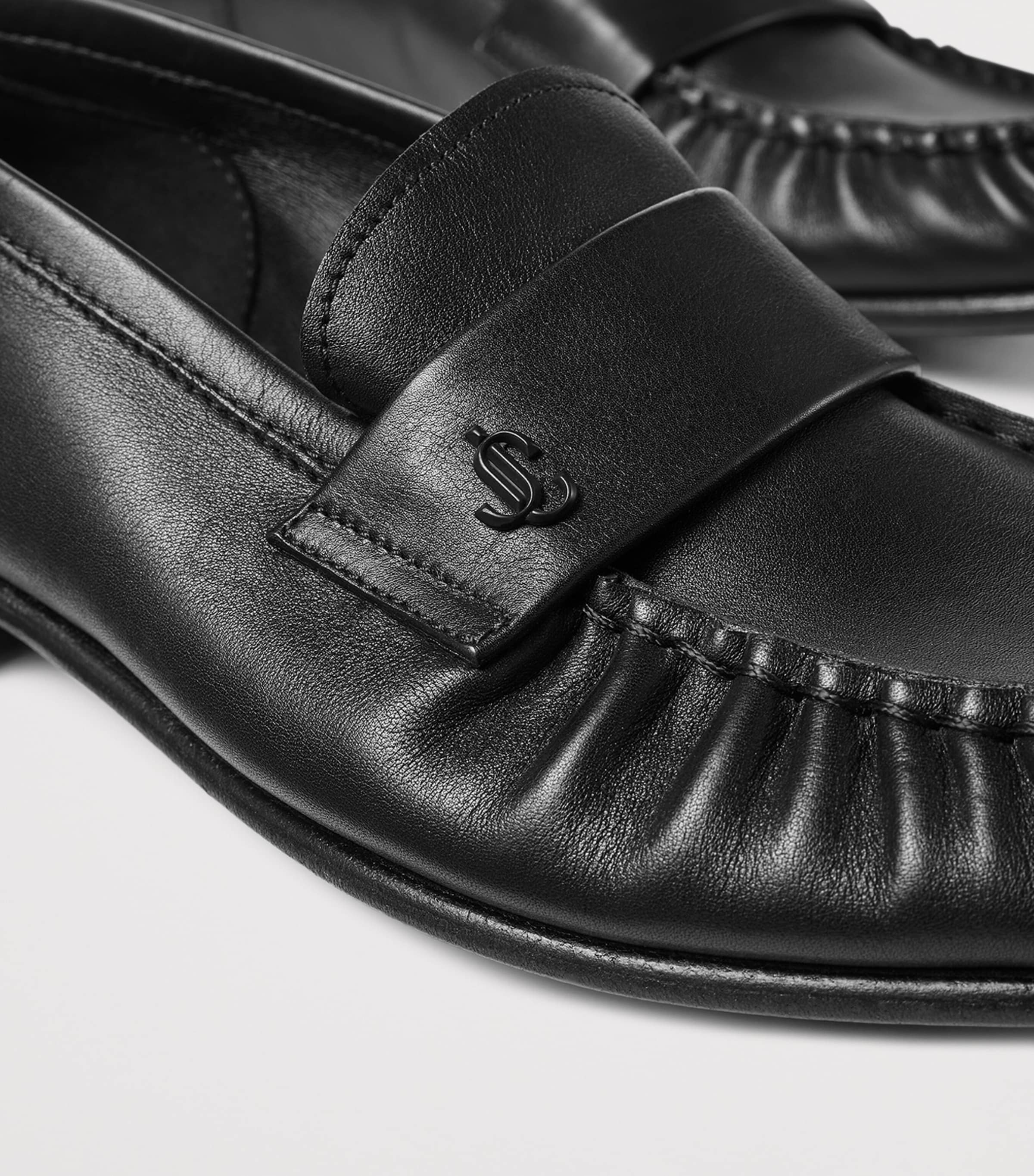 Ellis Leather Loafers BLACK Image 6