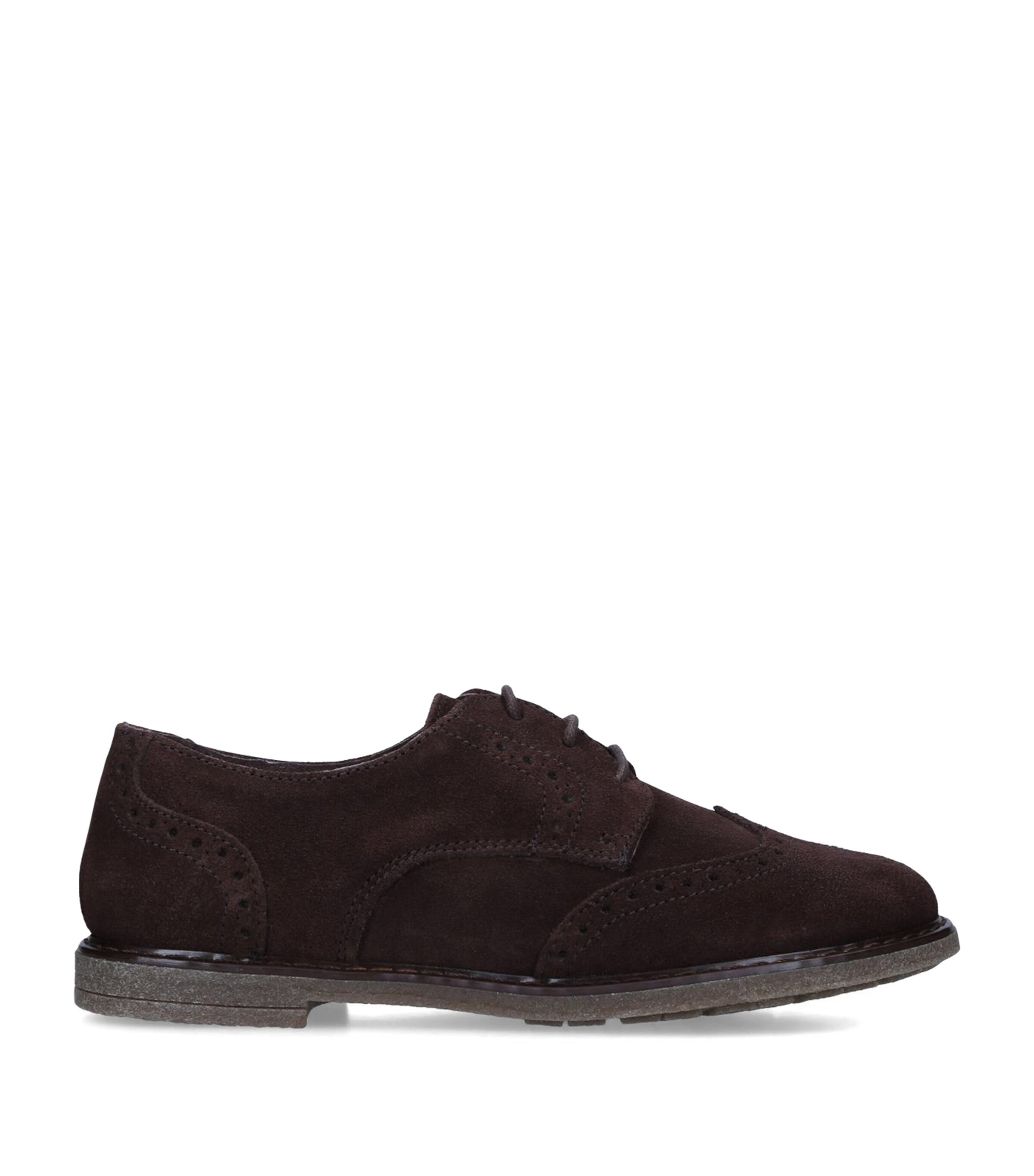 Suede Arthur Brogues DARK BROWN Image 3