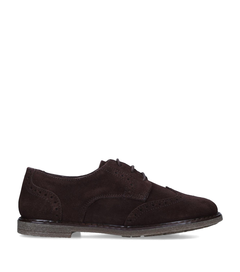 Suede Arthur Brogues DARK BROWN Image 3
