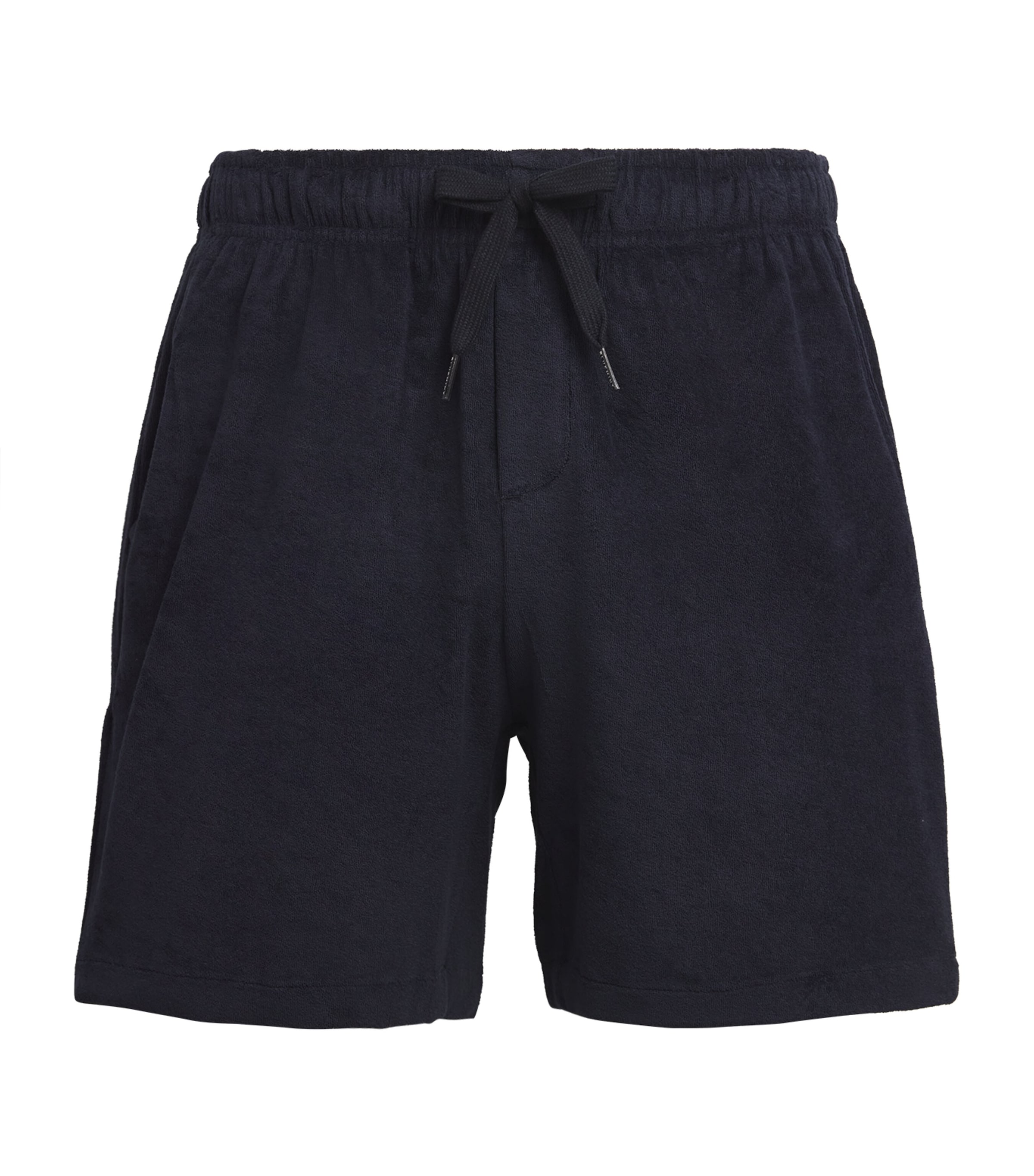 Bluemint Towelling Drawstring Shorts In Navy