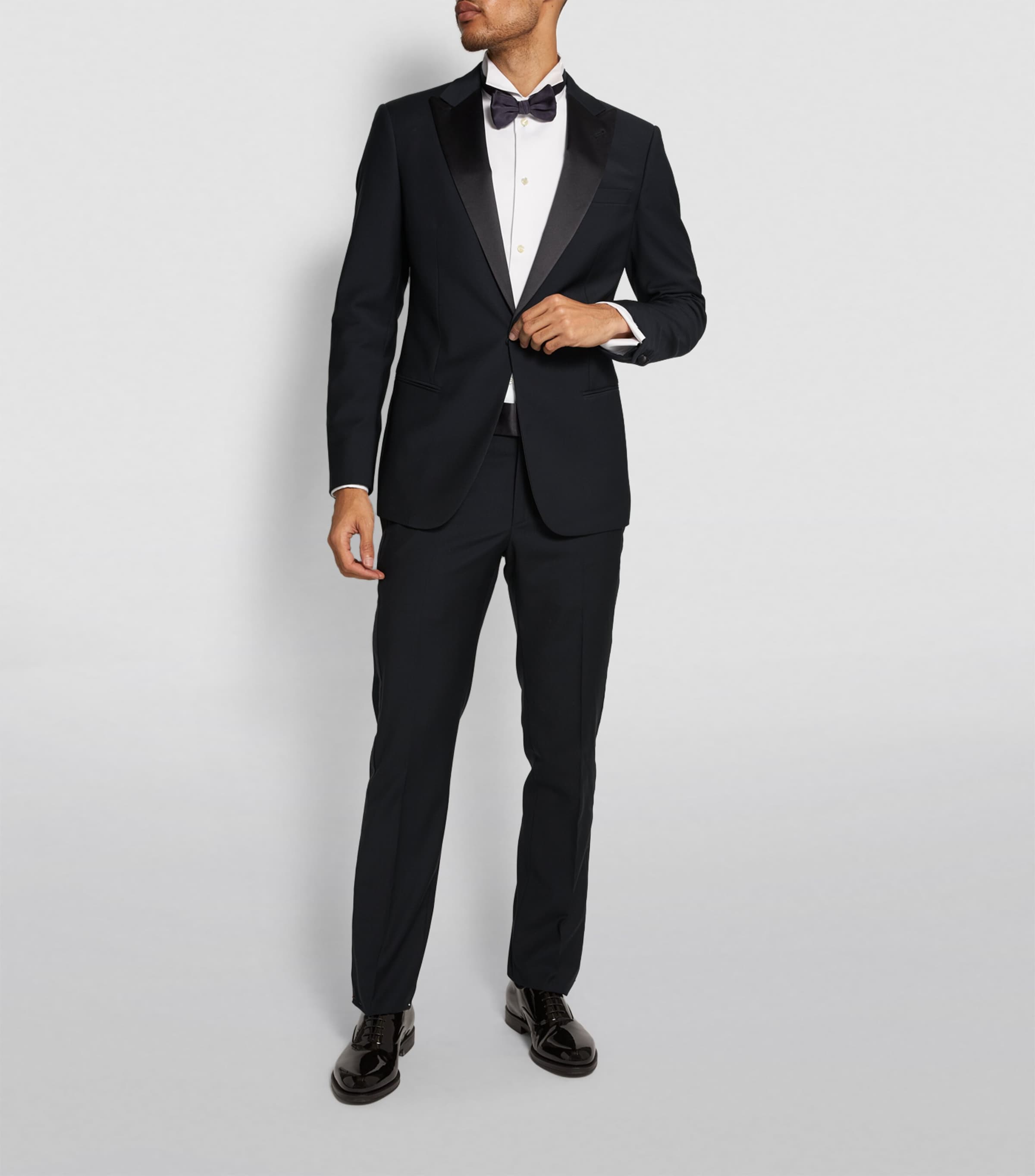 Silk-Trimmed Tuxedo Suit UBUV Image 2
