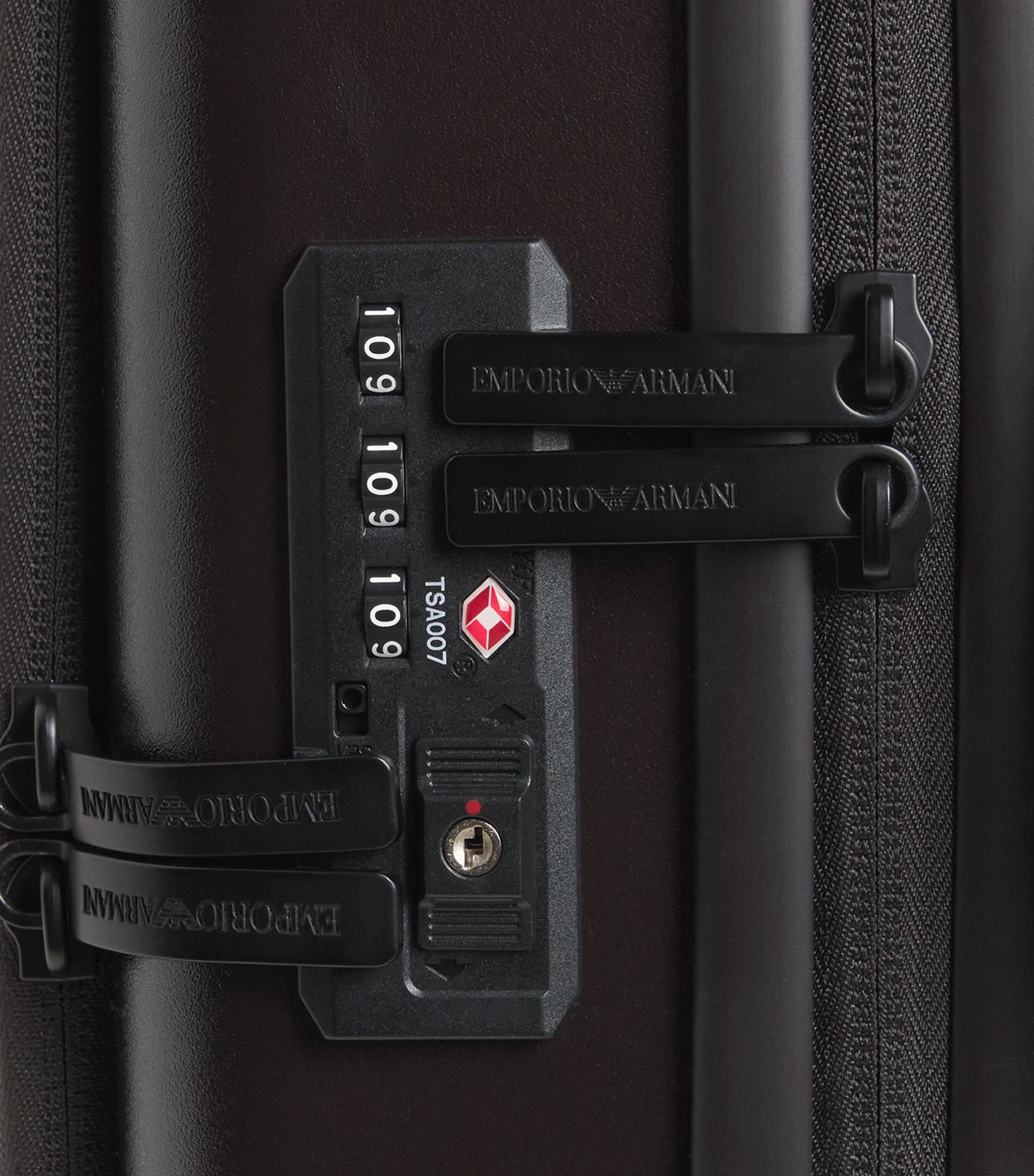 Emporio Armani Logo Carry-On Suitcase (55cm) Image 3