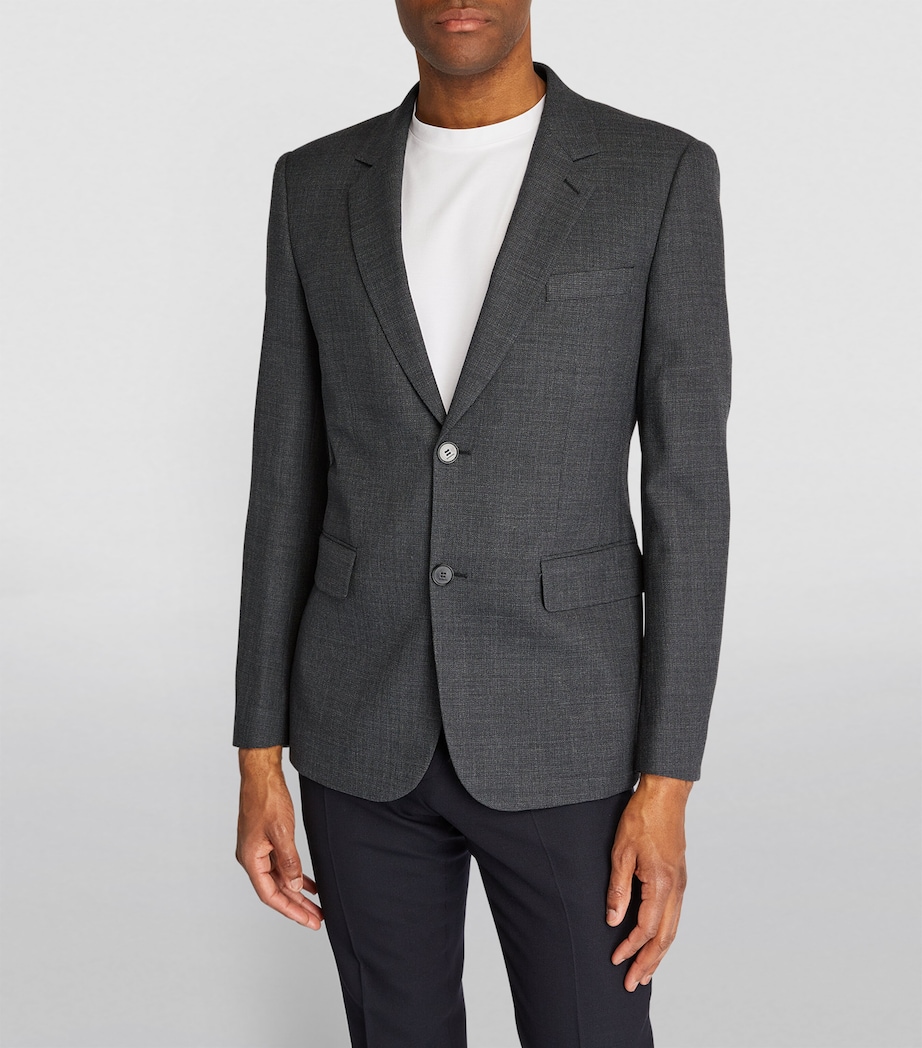 Sandro Paris Mens Wool Suit Jacket White Image 3