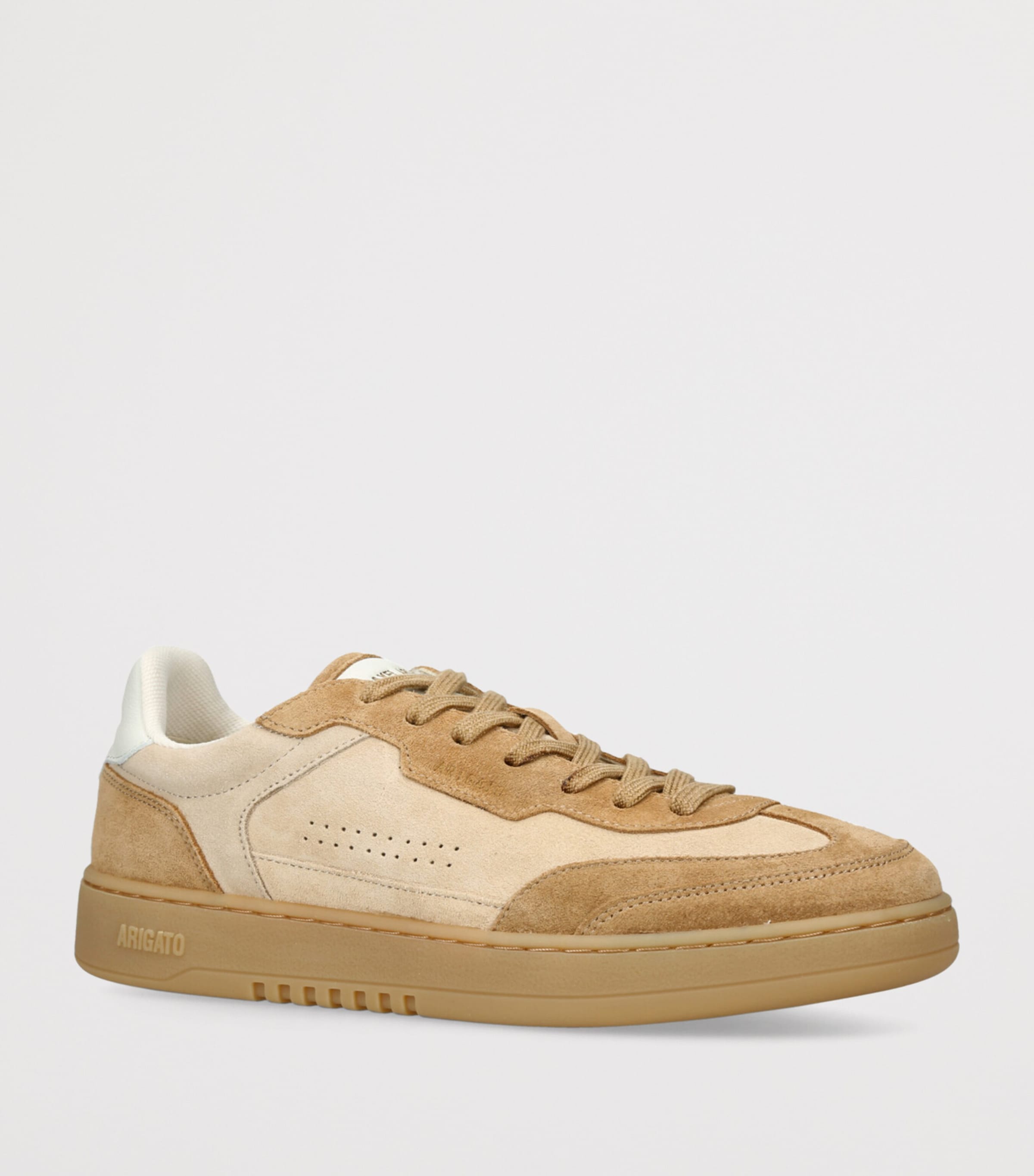 Leather Dice T-Toe Sneakers BEIGE Image 3