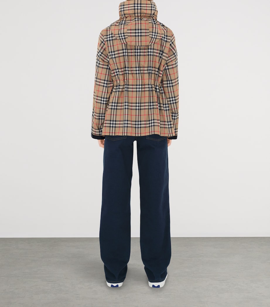 Check Hooded Jacket ARCHIVE BEIGE IP CHK Image 4