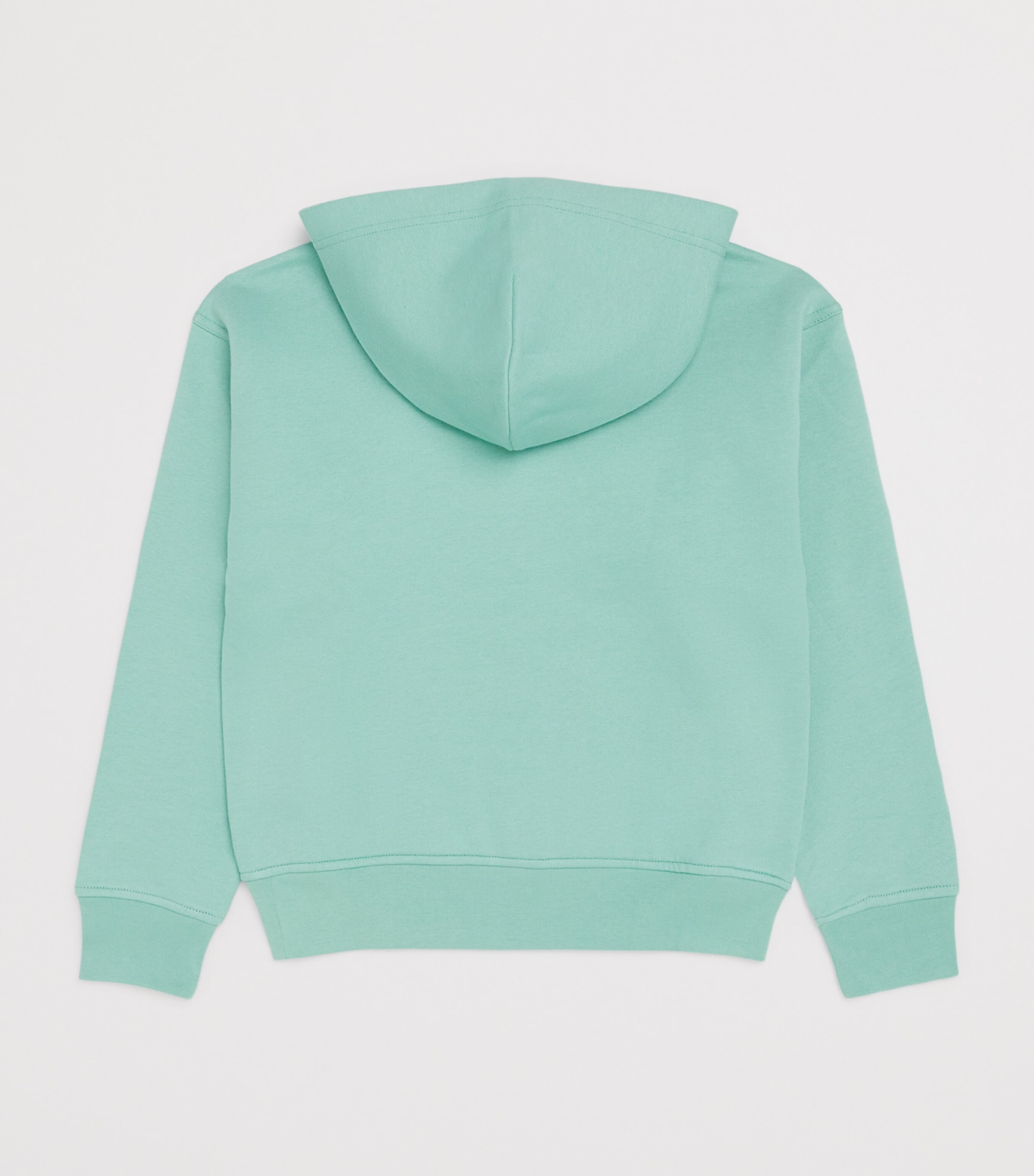 Embroidered Logo Hoodie (6-14 Years) GREEN Image 2