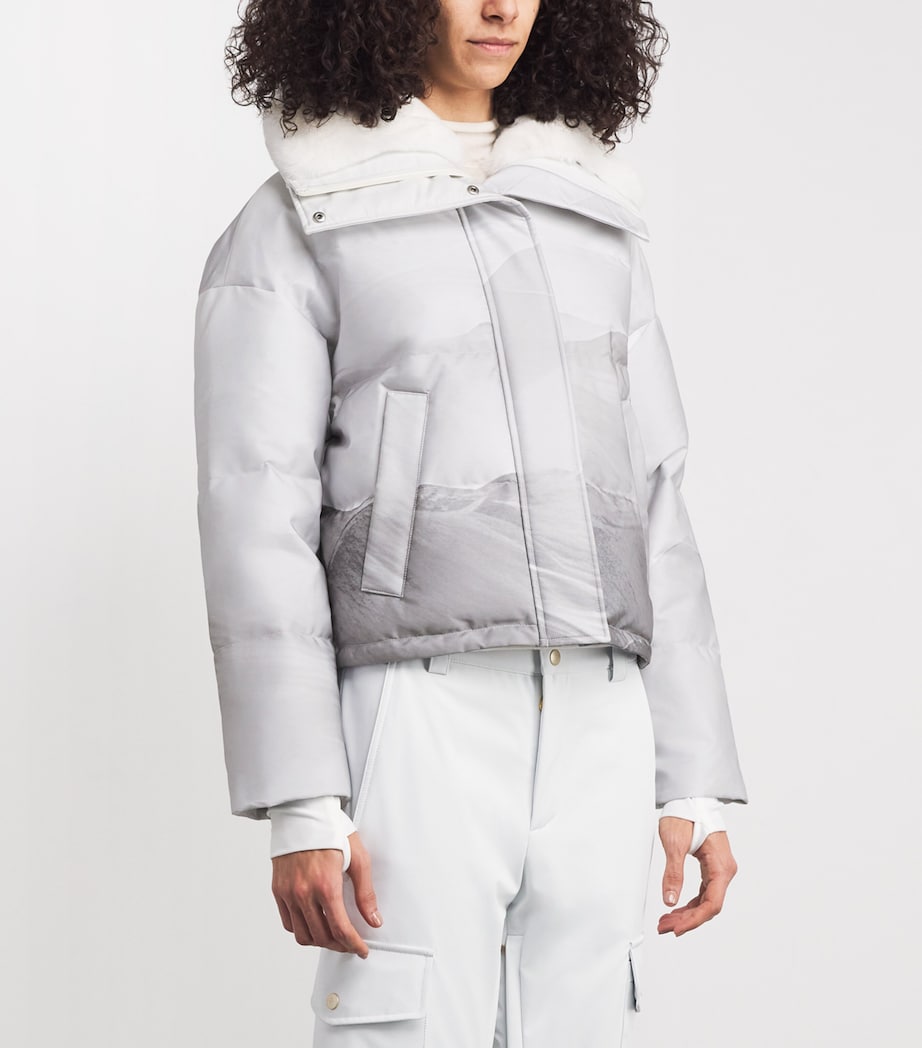 Down-Fur Technical Ski Jacket B3202 Image 3