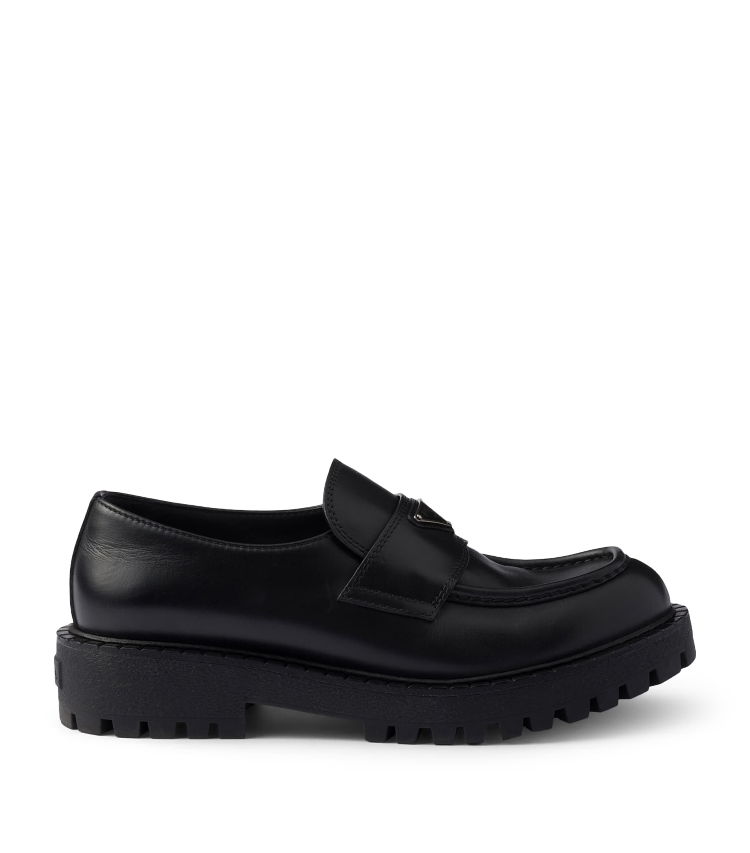 Brushed Leather Loafers F0002 Image 1